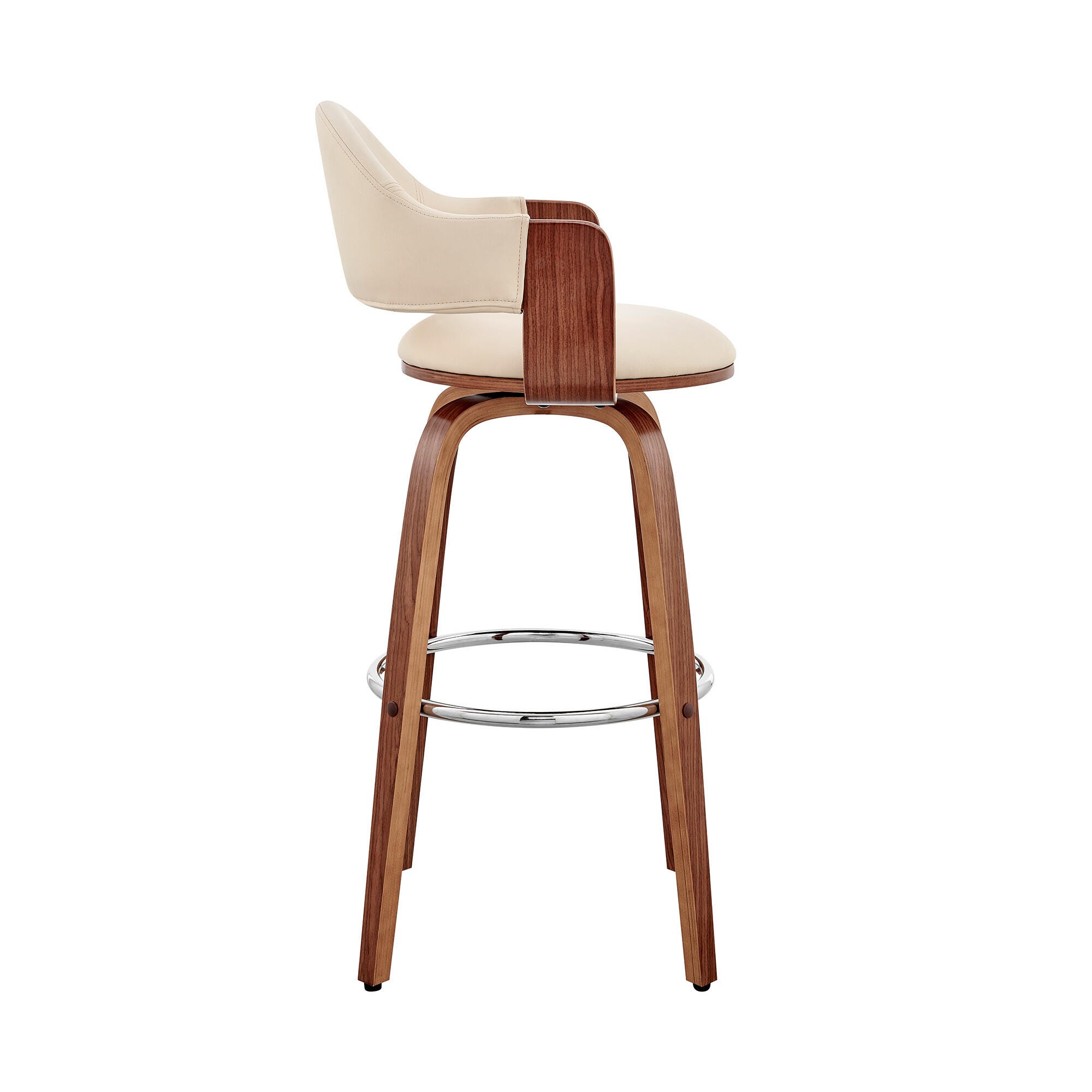 Daxton Counterstool, Cream/Walnut, large