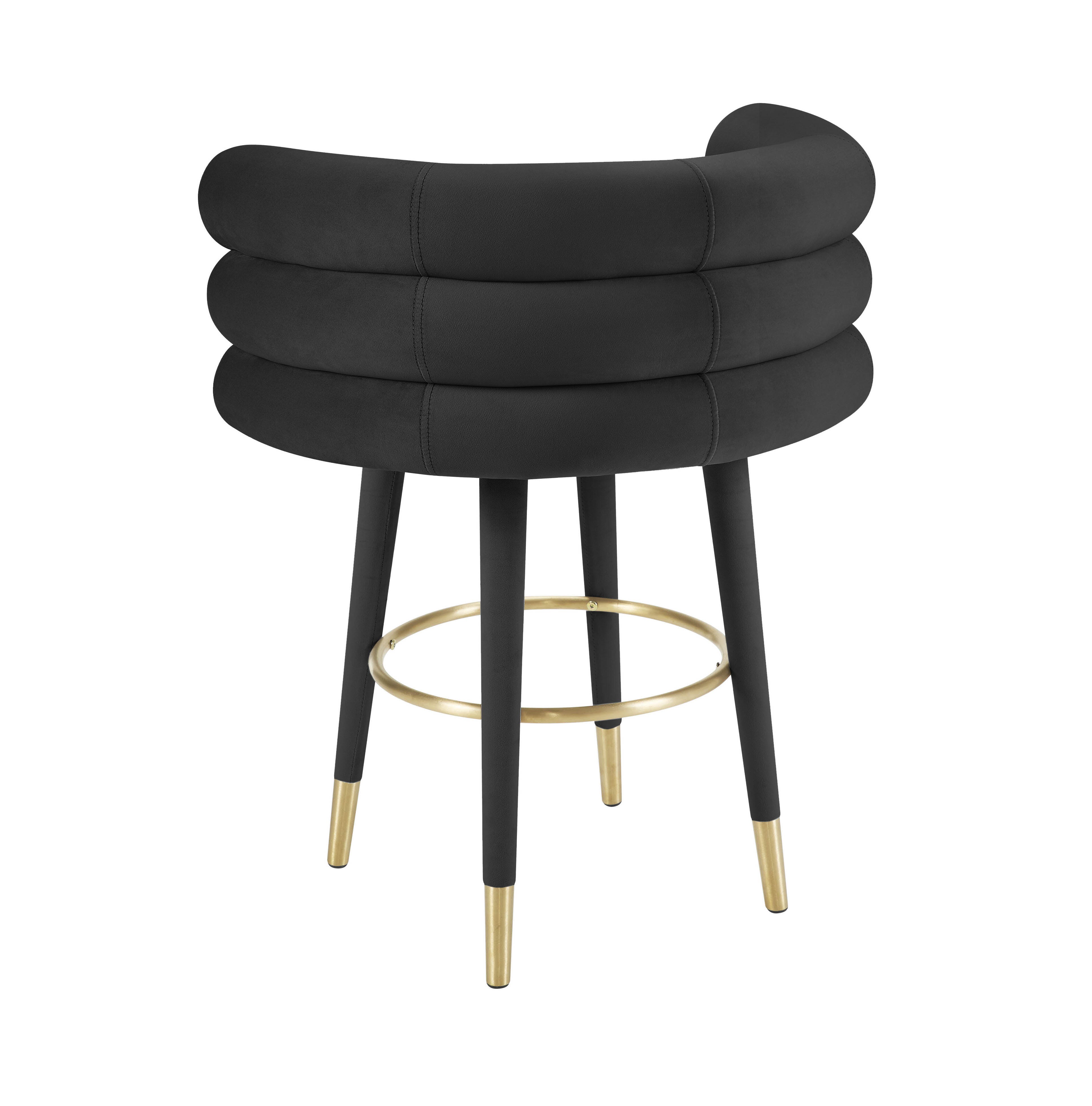 TOV Furniture Betty Betty Counter Stool, Black, large