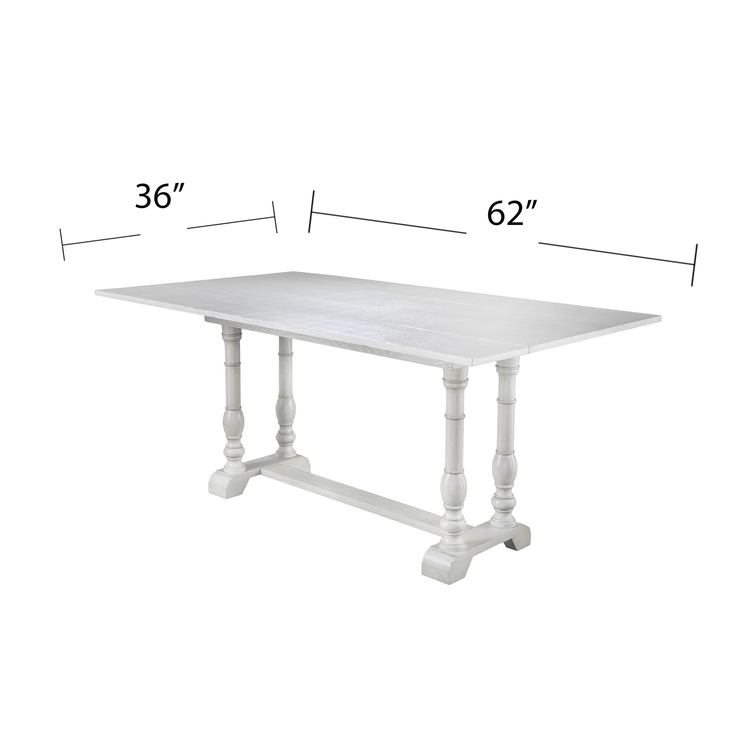 Southern Enterprises Leighanna Folding Trestle Console to Dining Table, , large