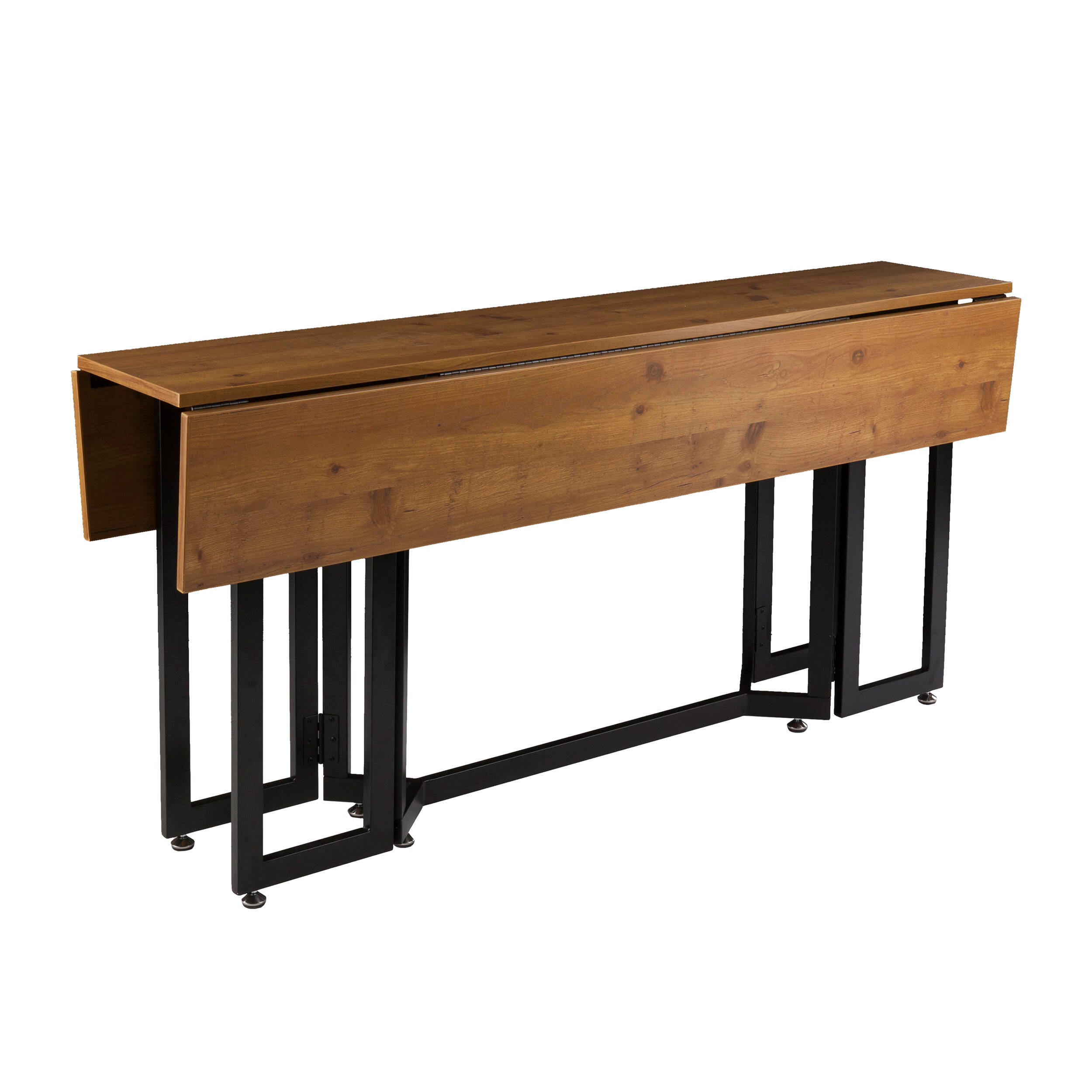 Holly & Martin Driness Drop Leaf Table, Weathered Oak, large