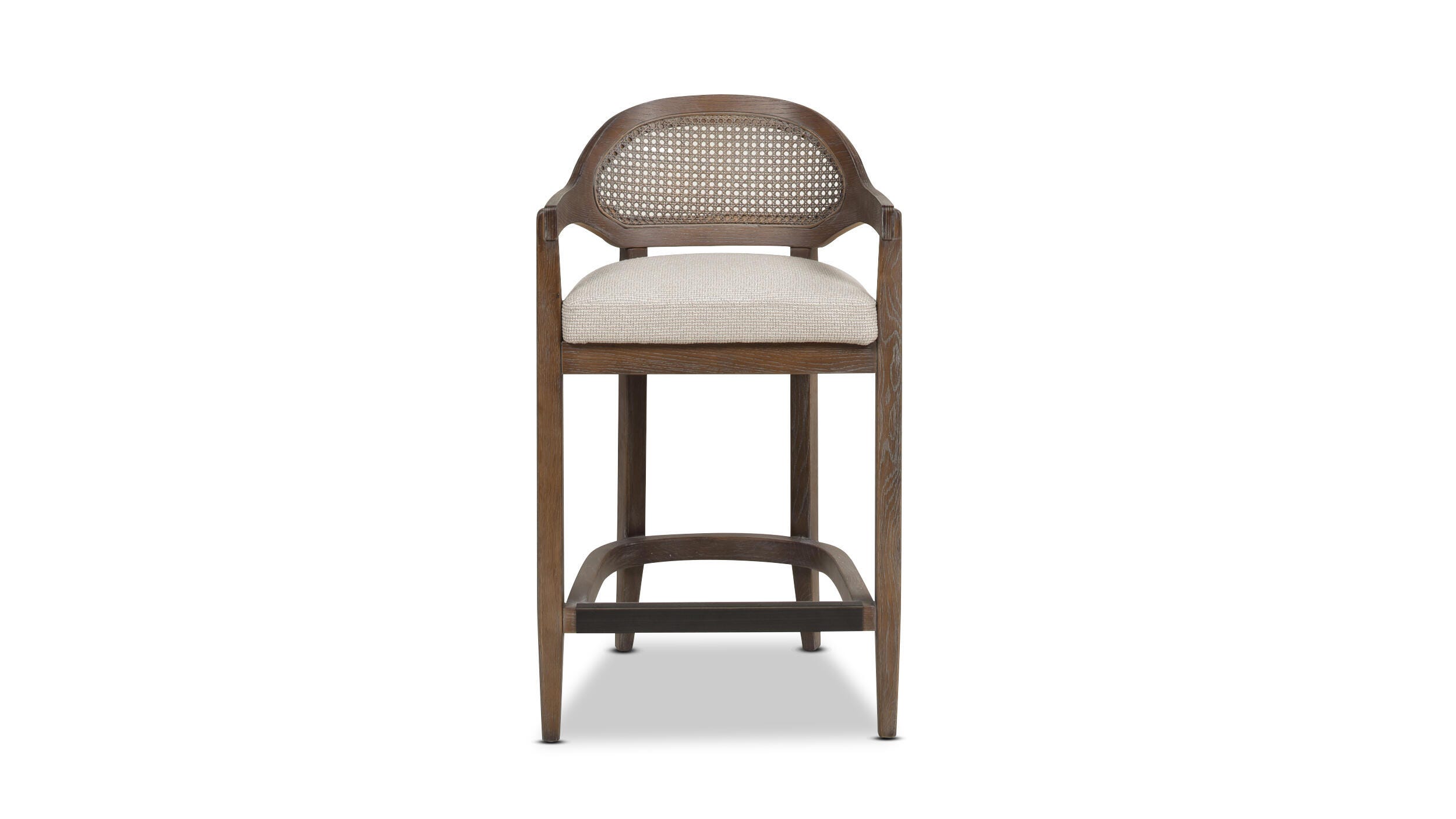 Jennifer Taylor Home Americana Cane Back Counter Height Bar Stool, Taupe/Beige, large