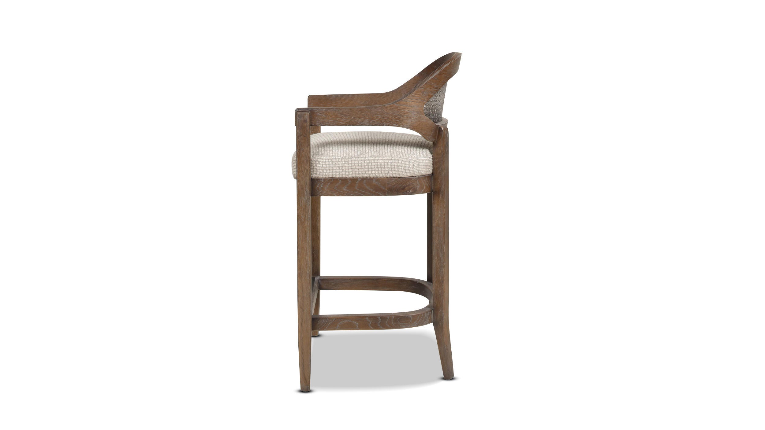 Jennifer Taylor Home Americana Cane Back Counter Height Bar Stool, Taupe/Beige, large