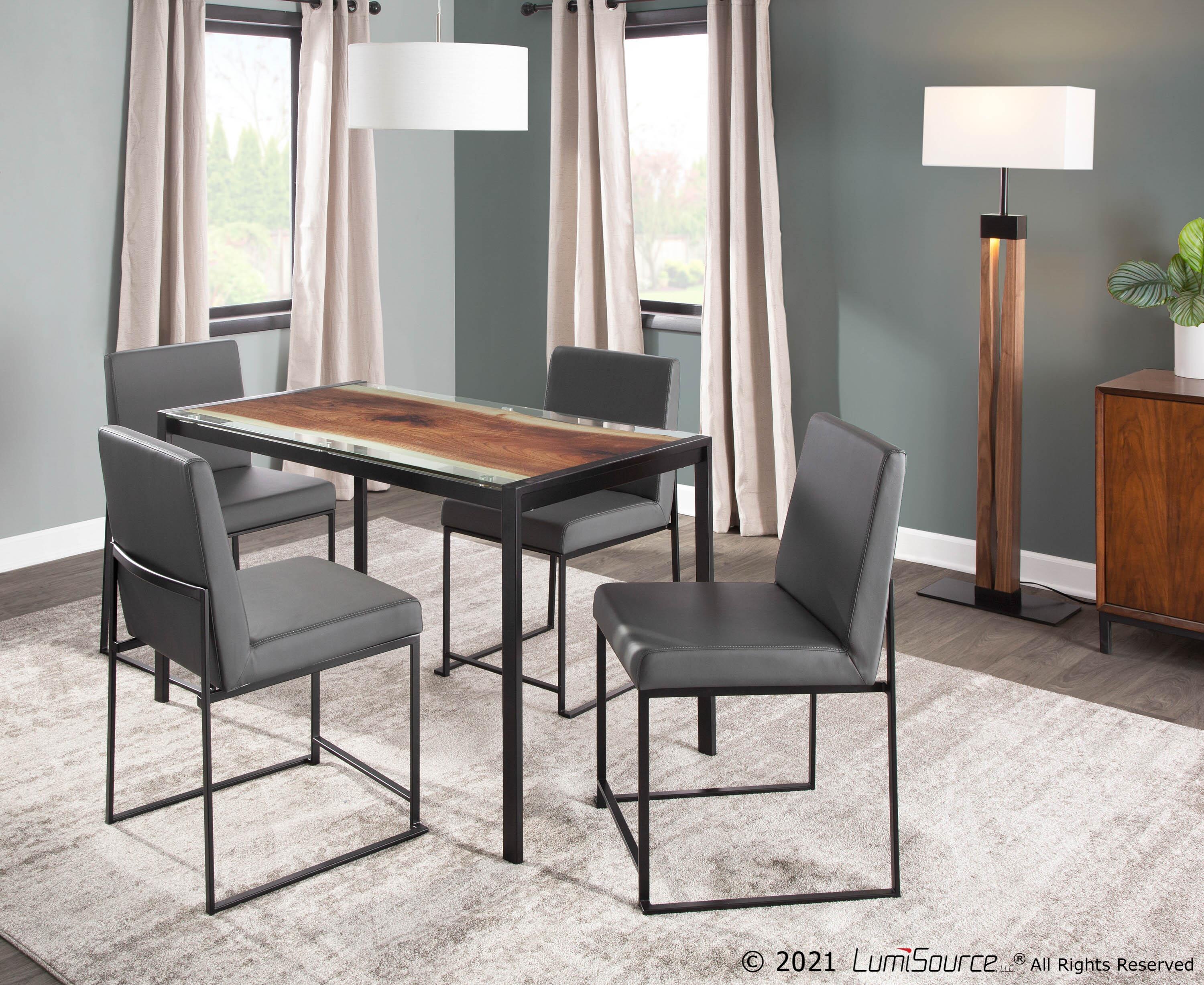 LumiSource High Back Fuji Dining Chair - Set of 2, , large