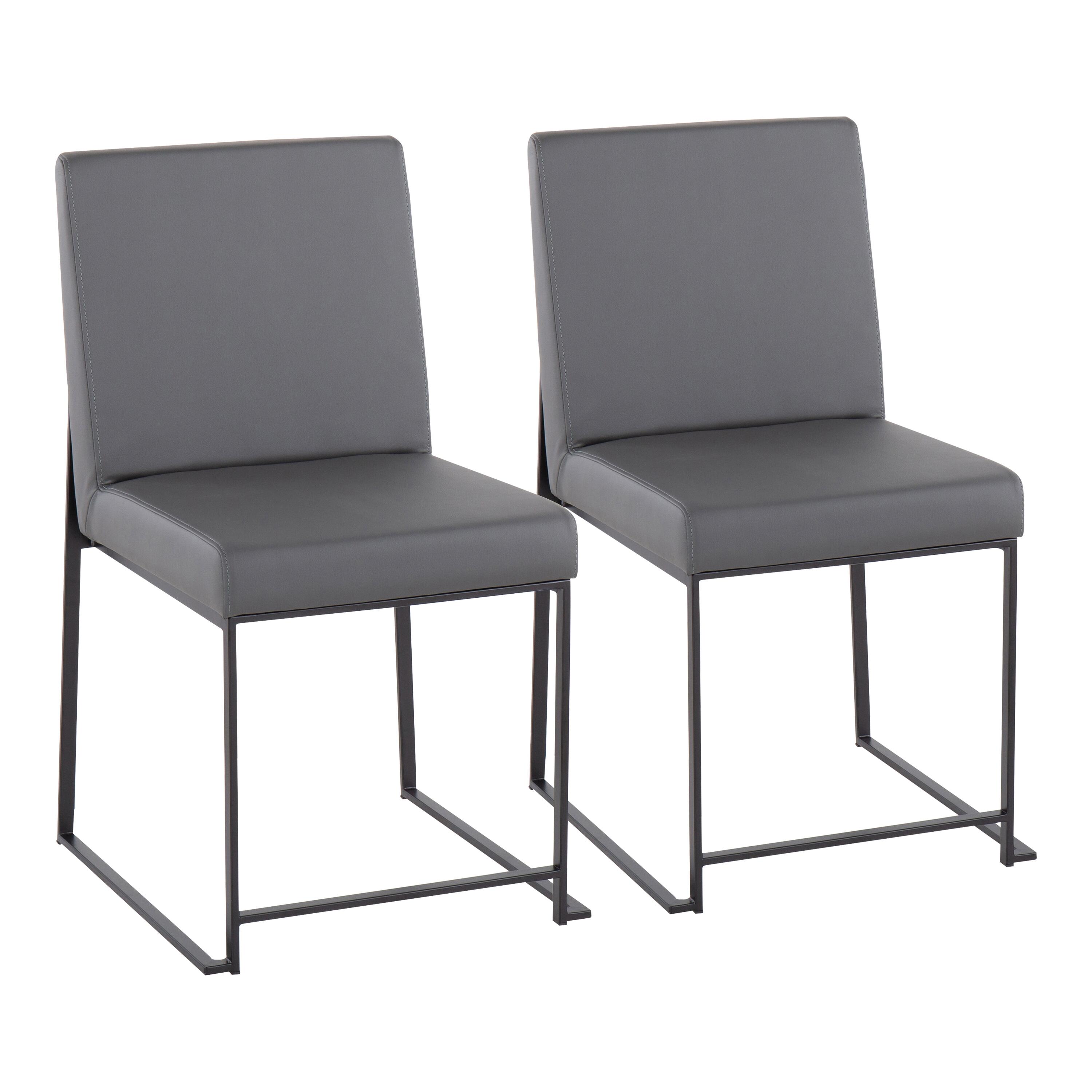 LumiSource High Back Fuji Dining Chair - Set of 2, , large