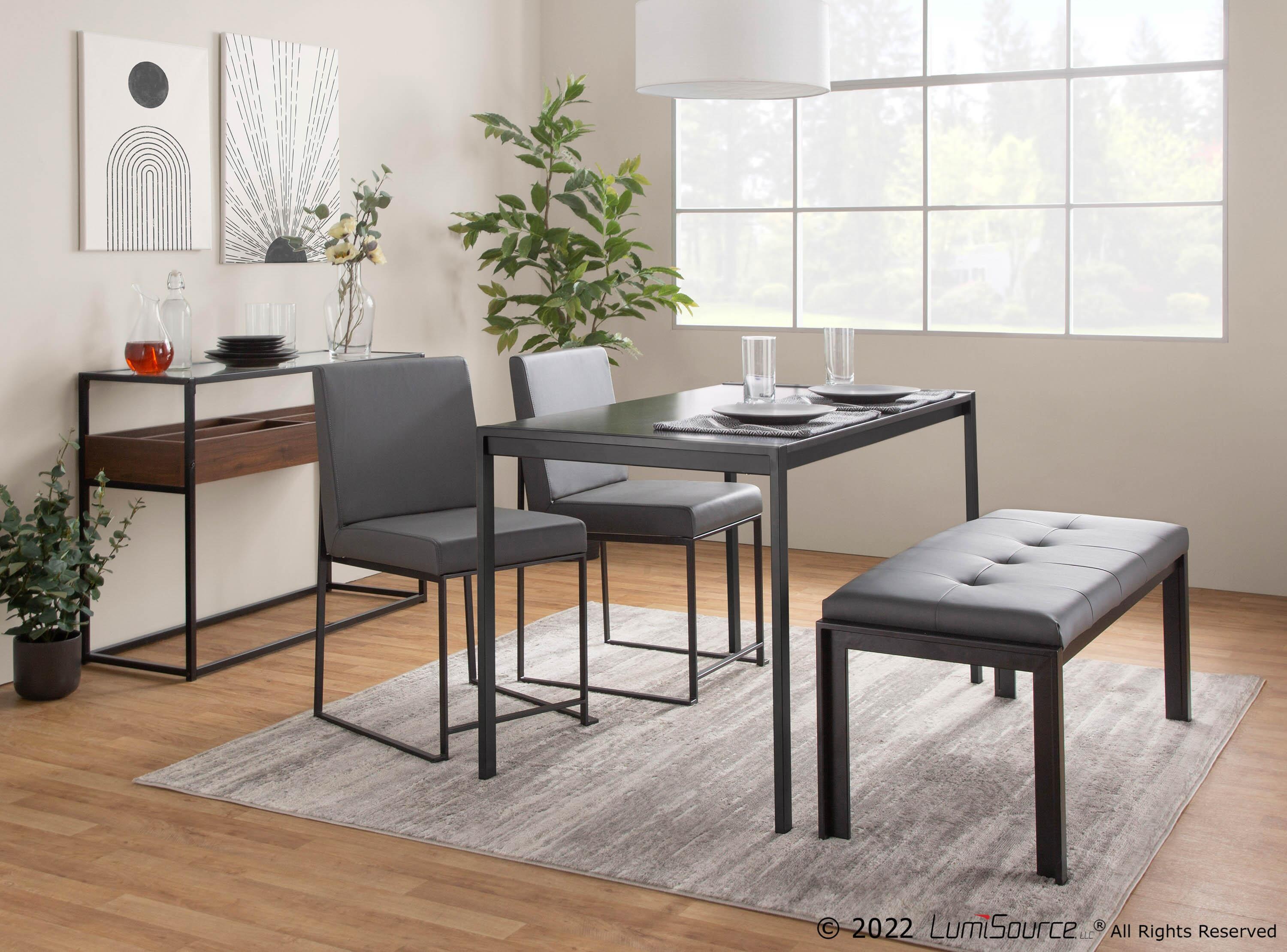 LumiSource High Back Fuji Dining Chair - Set of 2, , large
