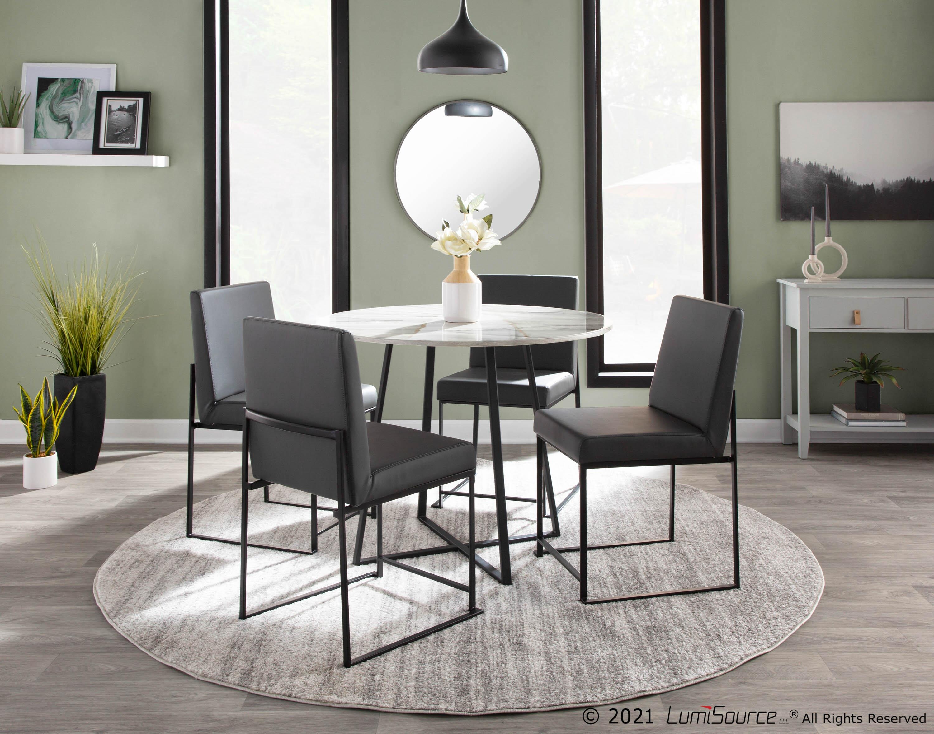 LumiSource High Back Fuji Dining Chair - Set of 2, , large