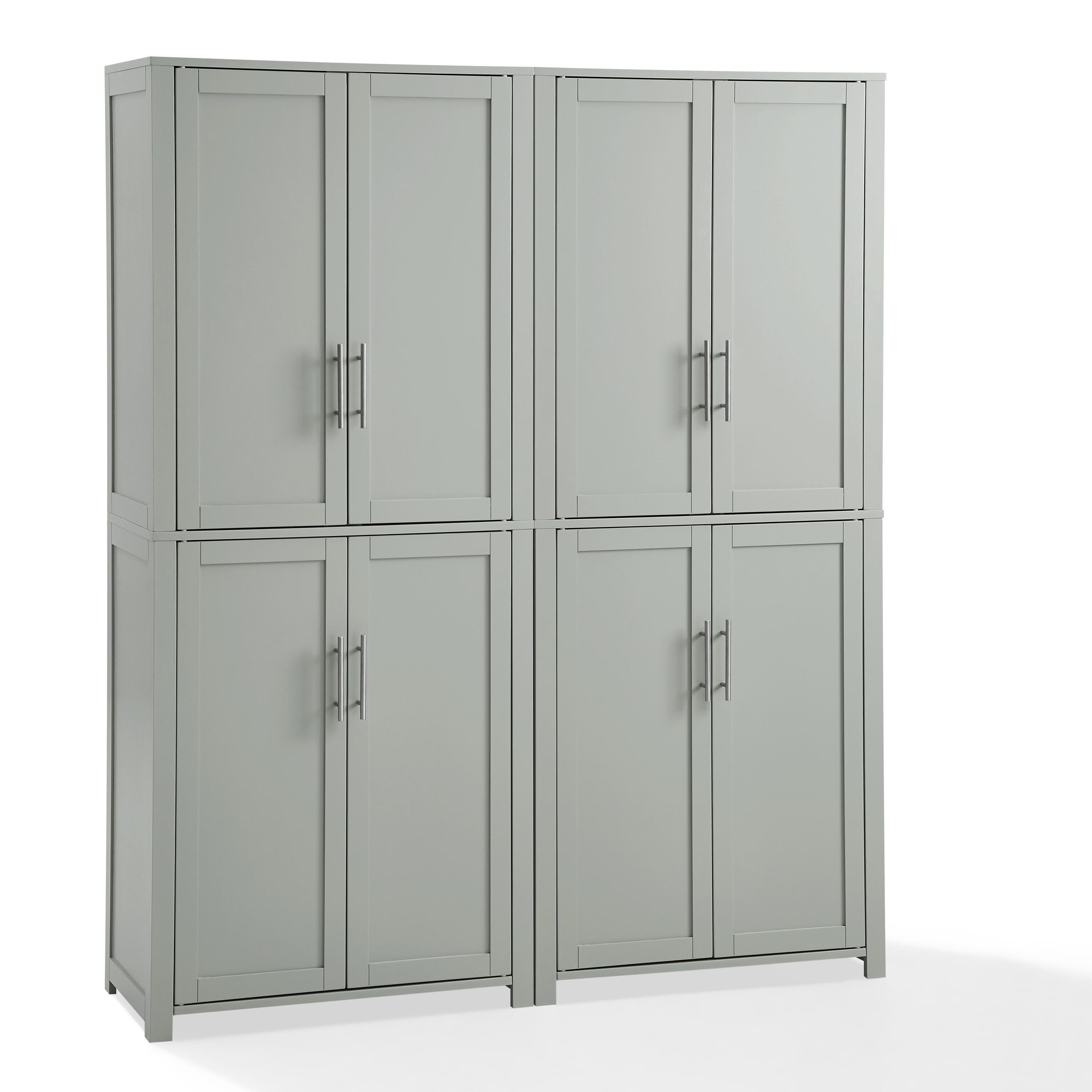Savannah 2Pc Pantry Set, Gray, large