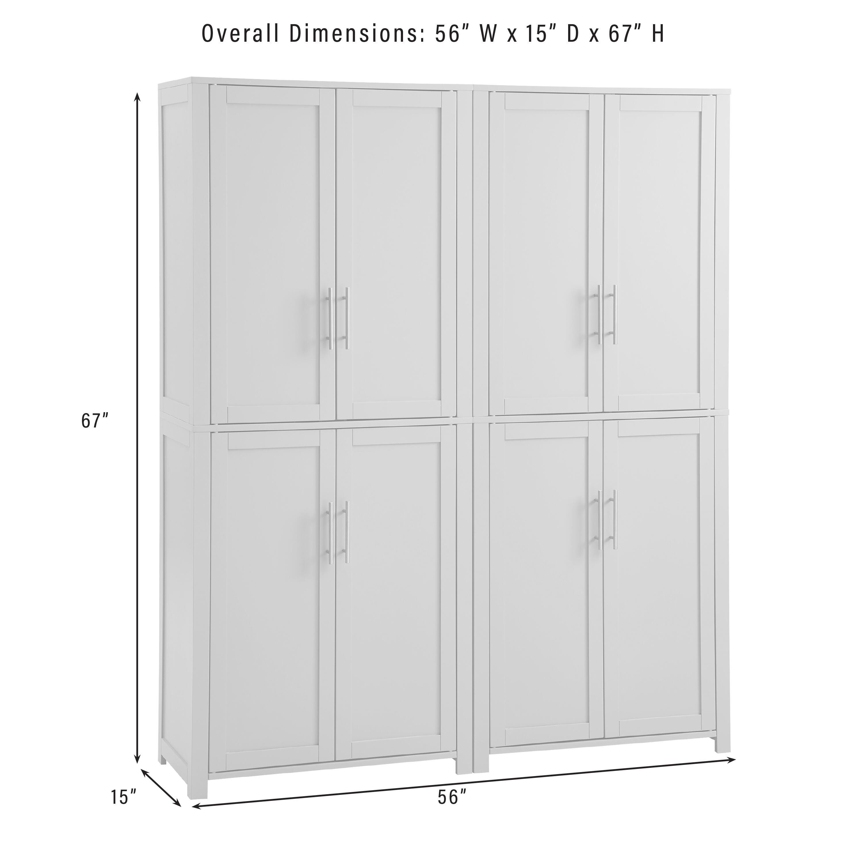 Savannah 2Pc Pantry Set, Gray, large