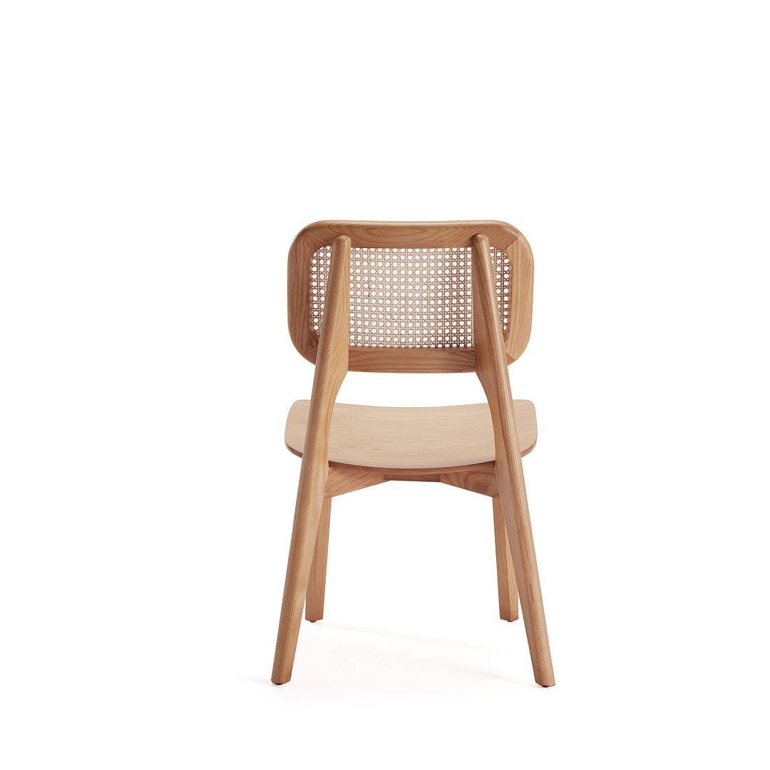 Manhattan Comfort Versailles Dining Chair (Set of 2), Natural, large