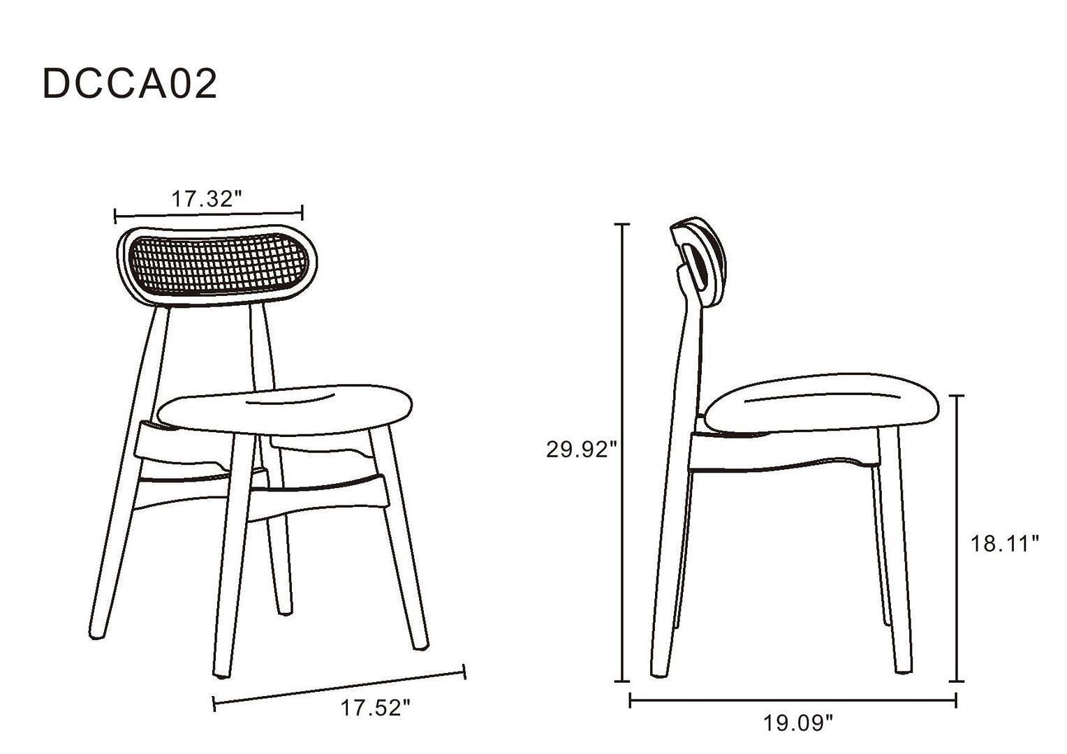 Manhattan Comfort Colbert Upholstered Dining Chair (Set of 2), , large