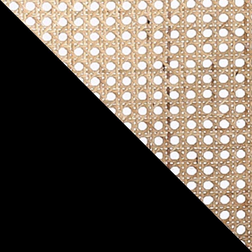 Swatch color Black/Natural Cane , product with this swatch is currently selected