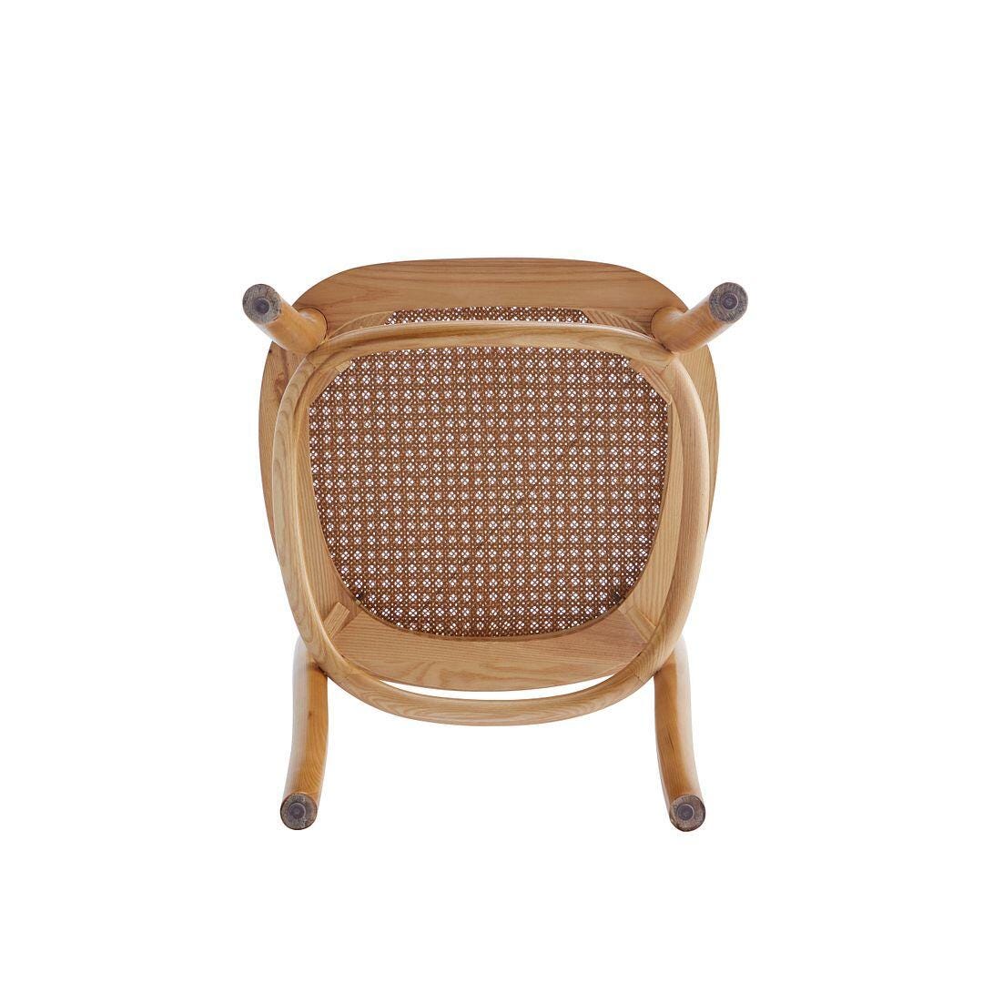Manhattan Comfort Paragon 2.0 Dining Chair (Set of 2), Natural/Oatmeal, large