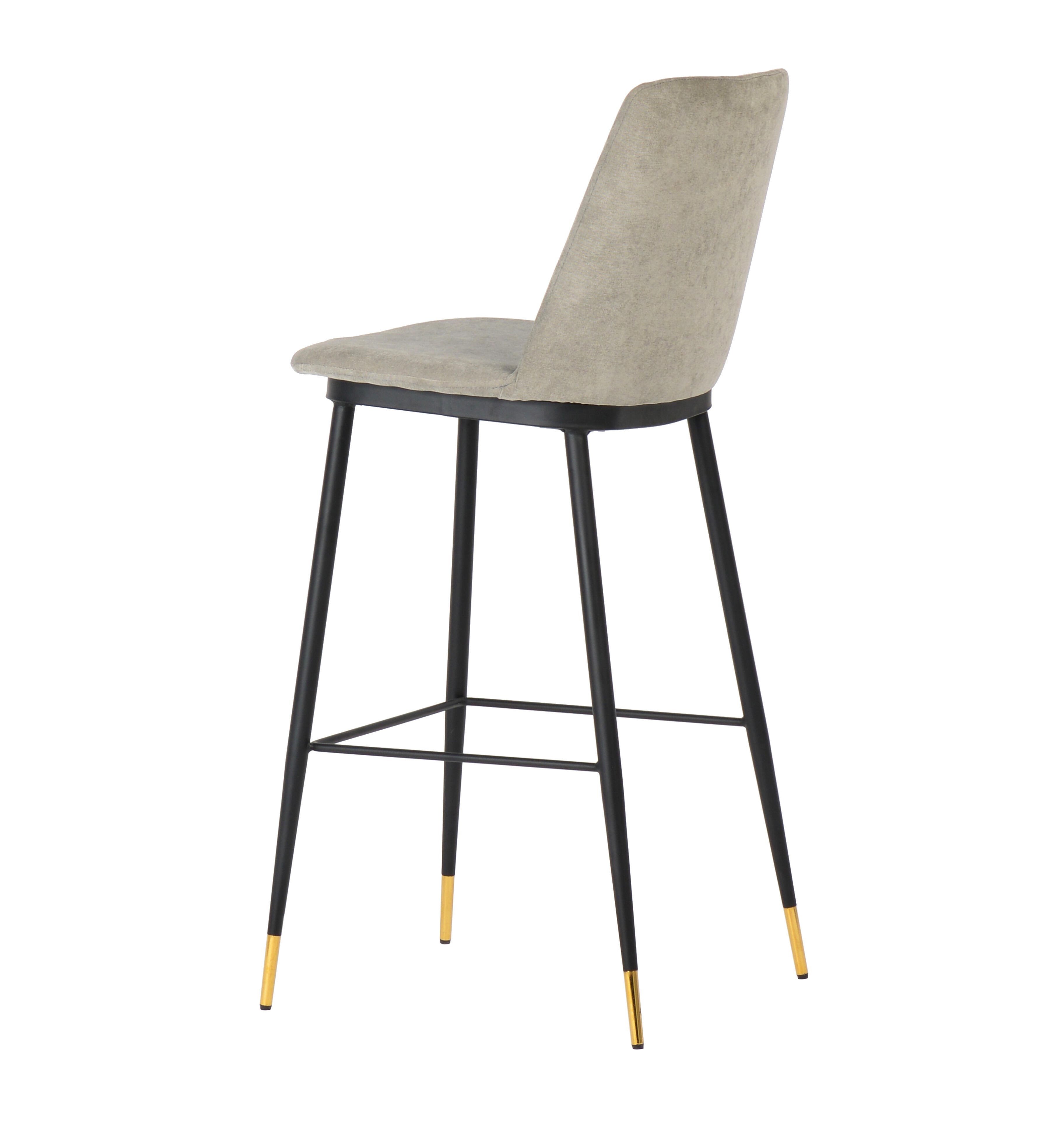 TOV Furniture Evora Counter Stool (Set of 2), Gray, large