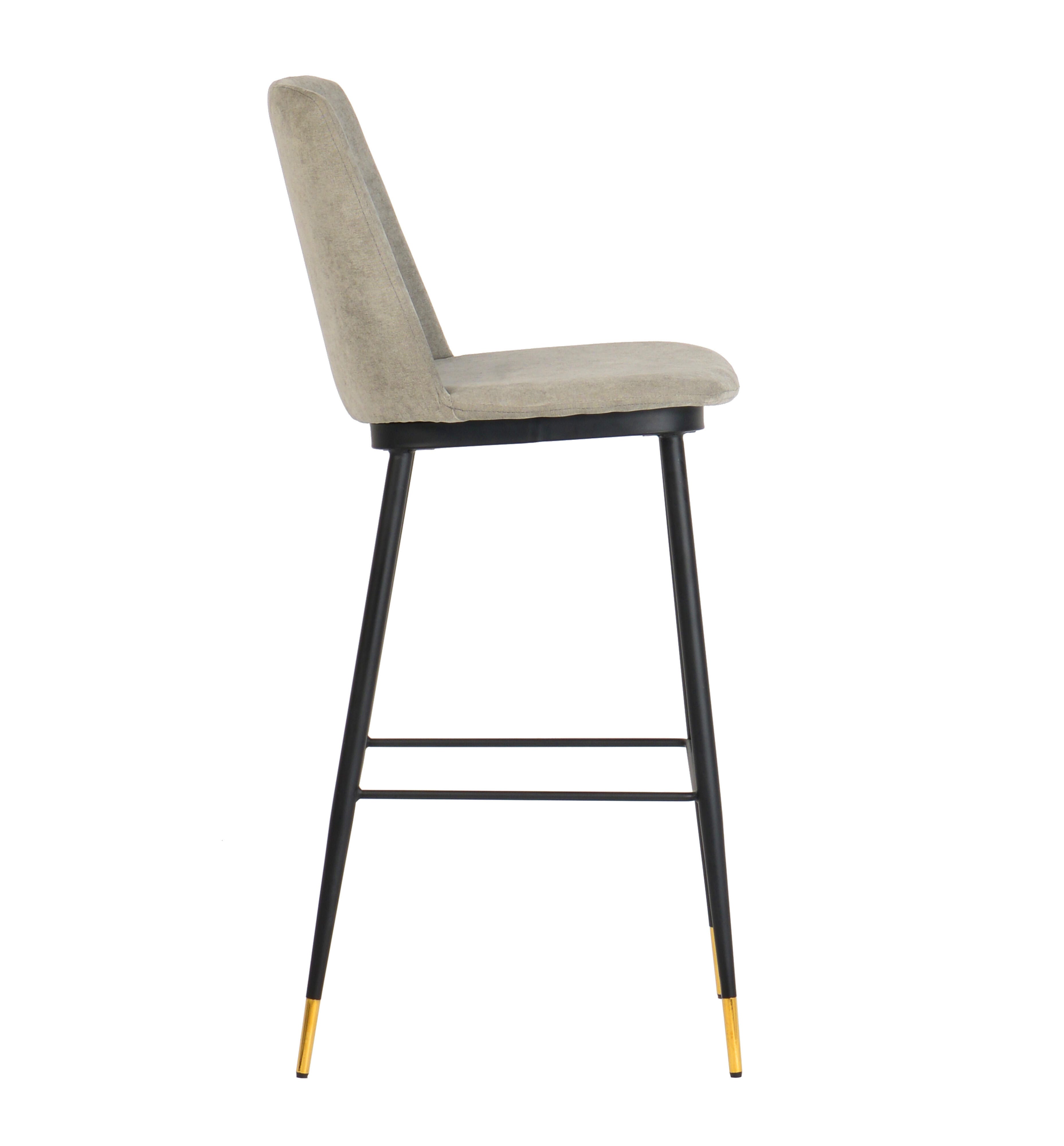TOV Furniture Evora Counter Stool (Set of 2), Gray, large