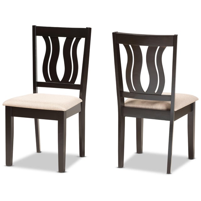 Baxton Studio Fenton Dining Chairs (Set of 2)