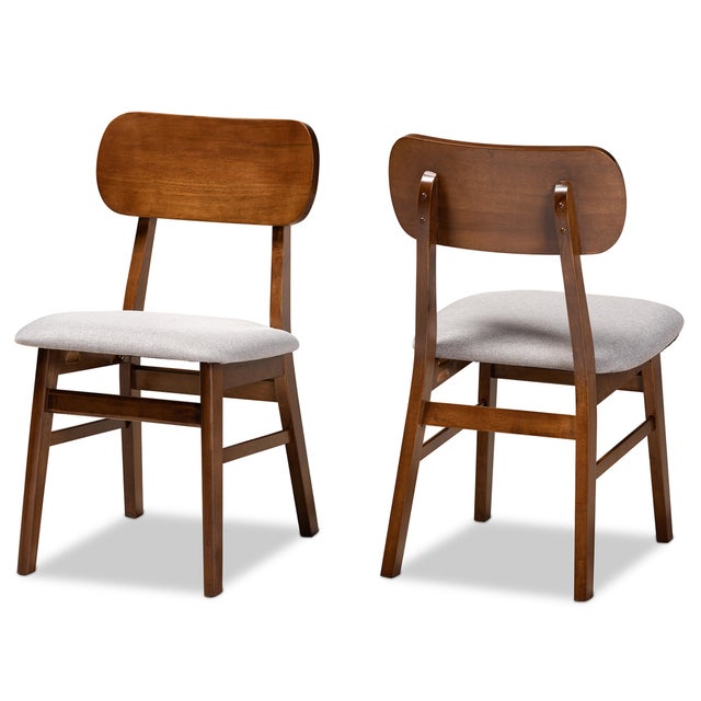 Baxton Studio Euclid Dining Chairs (Set of 2)