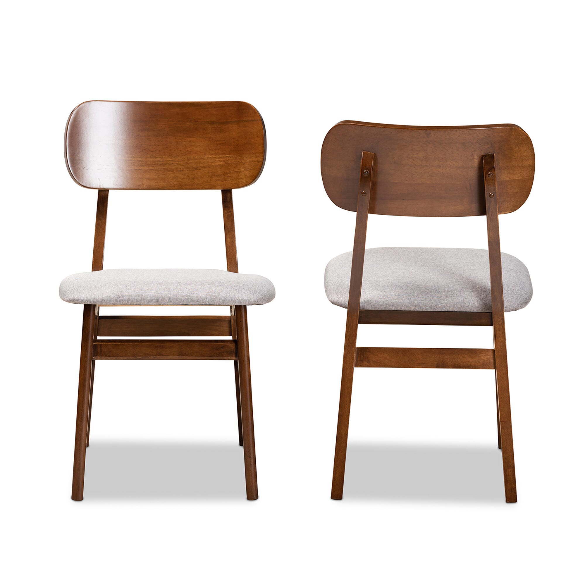 Baxton Studio Euclid 2-Piece Dining Chair Set, , large