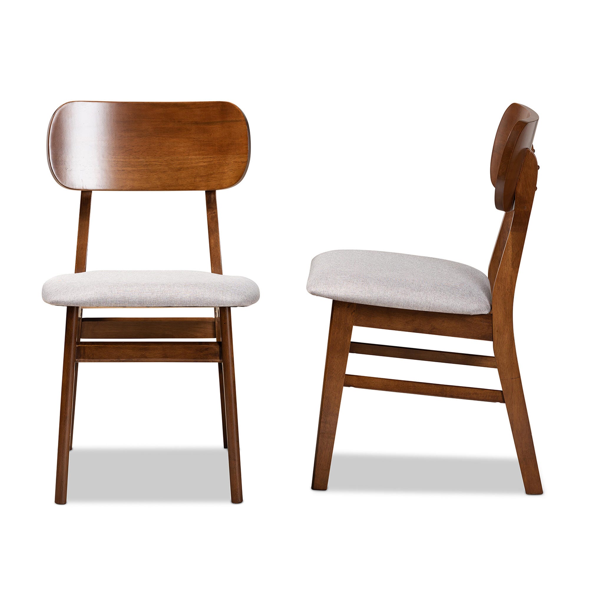 Baxton Studio Euclid 2-Piece Dining Chair Set, , large