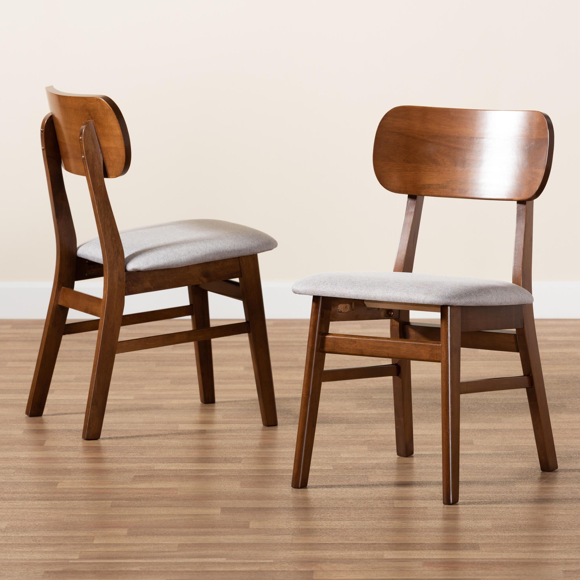 Baxton Studio Euclid 2-Piece Dining Chair Set, , large
