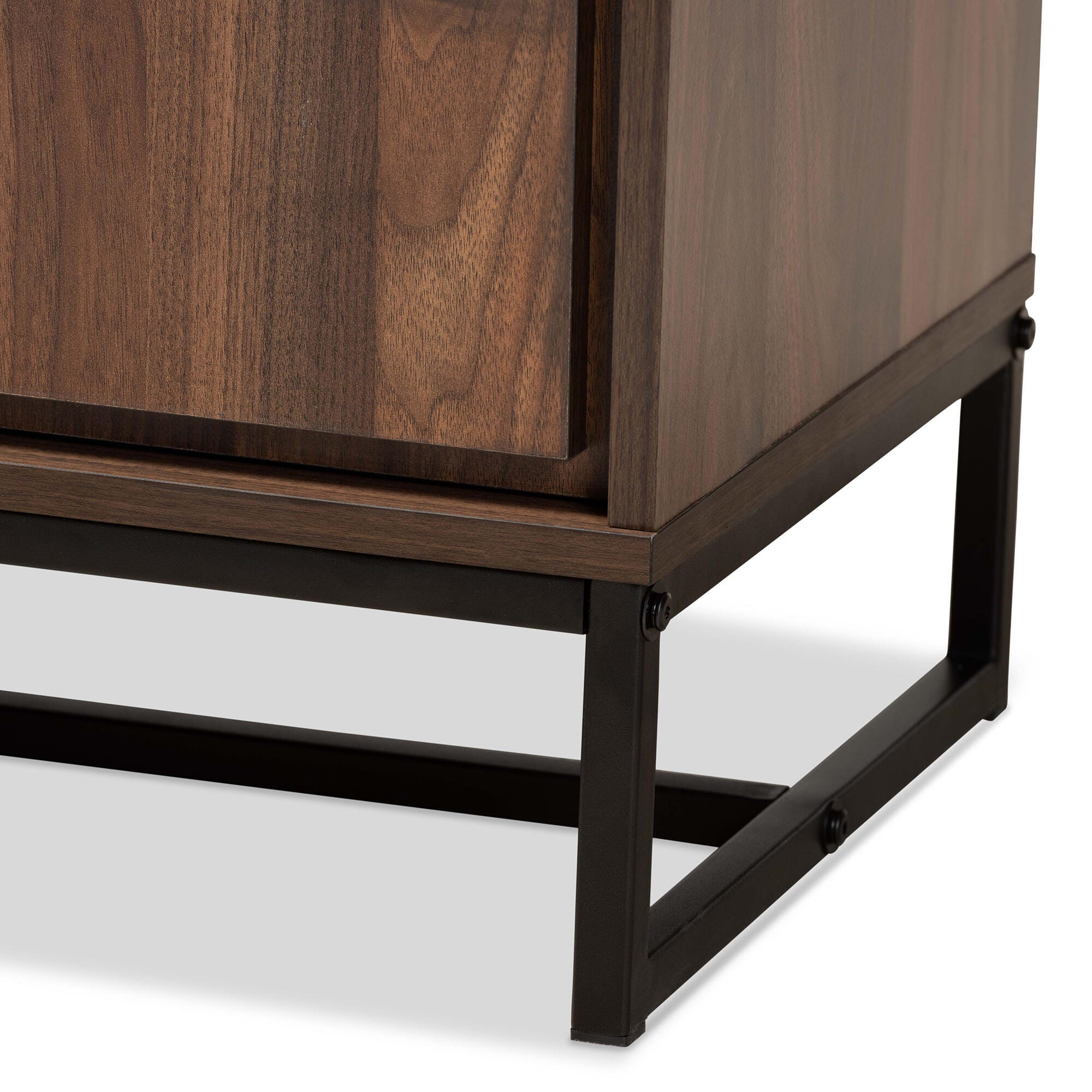 Baxton Studio Neil 3-Door Dining Room Sideboard Buffet, , large