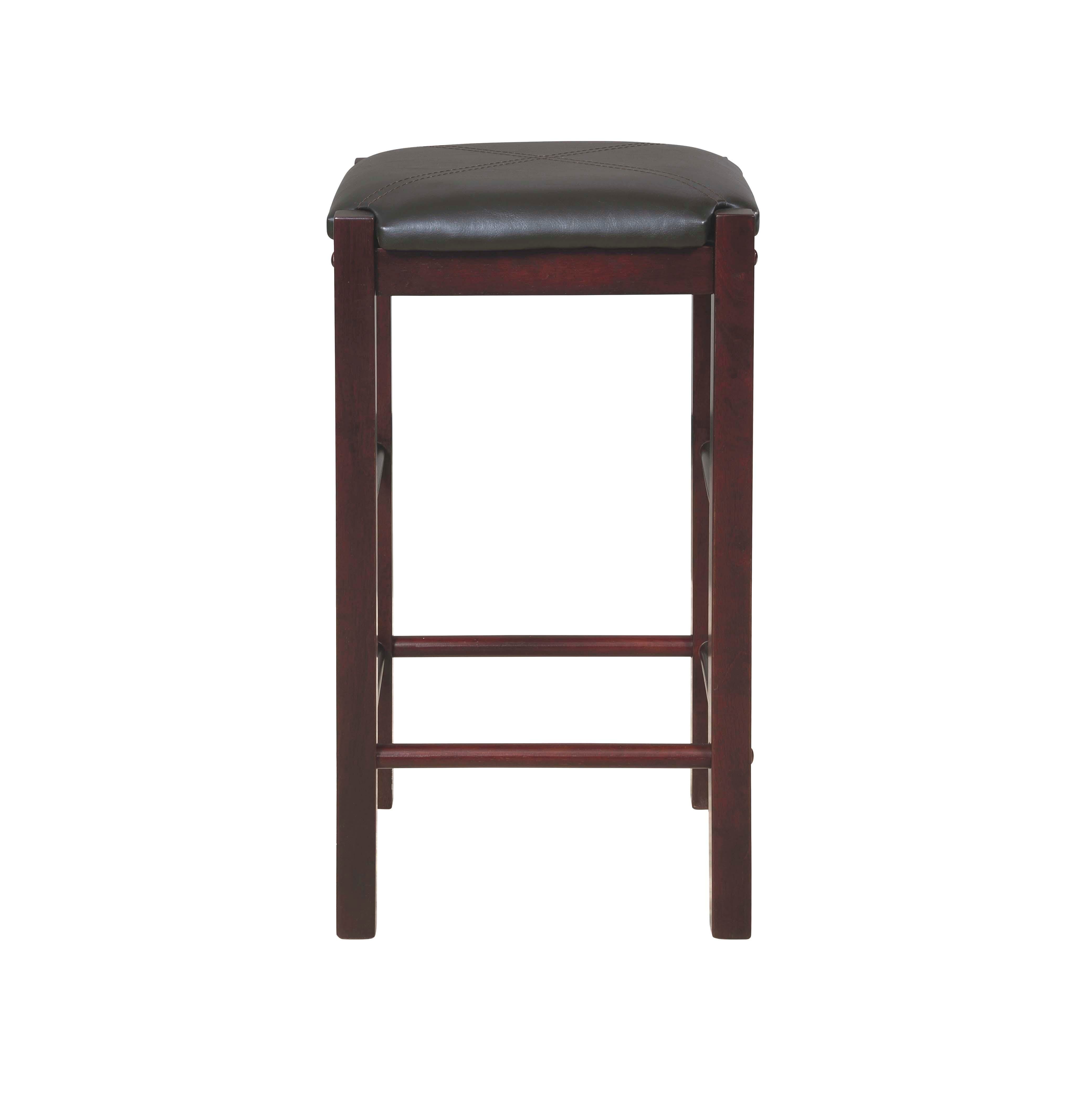 Linon Iris Backless Counter Stools (Set of 2), Espresso, large