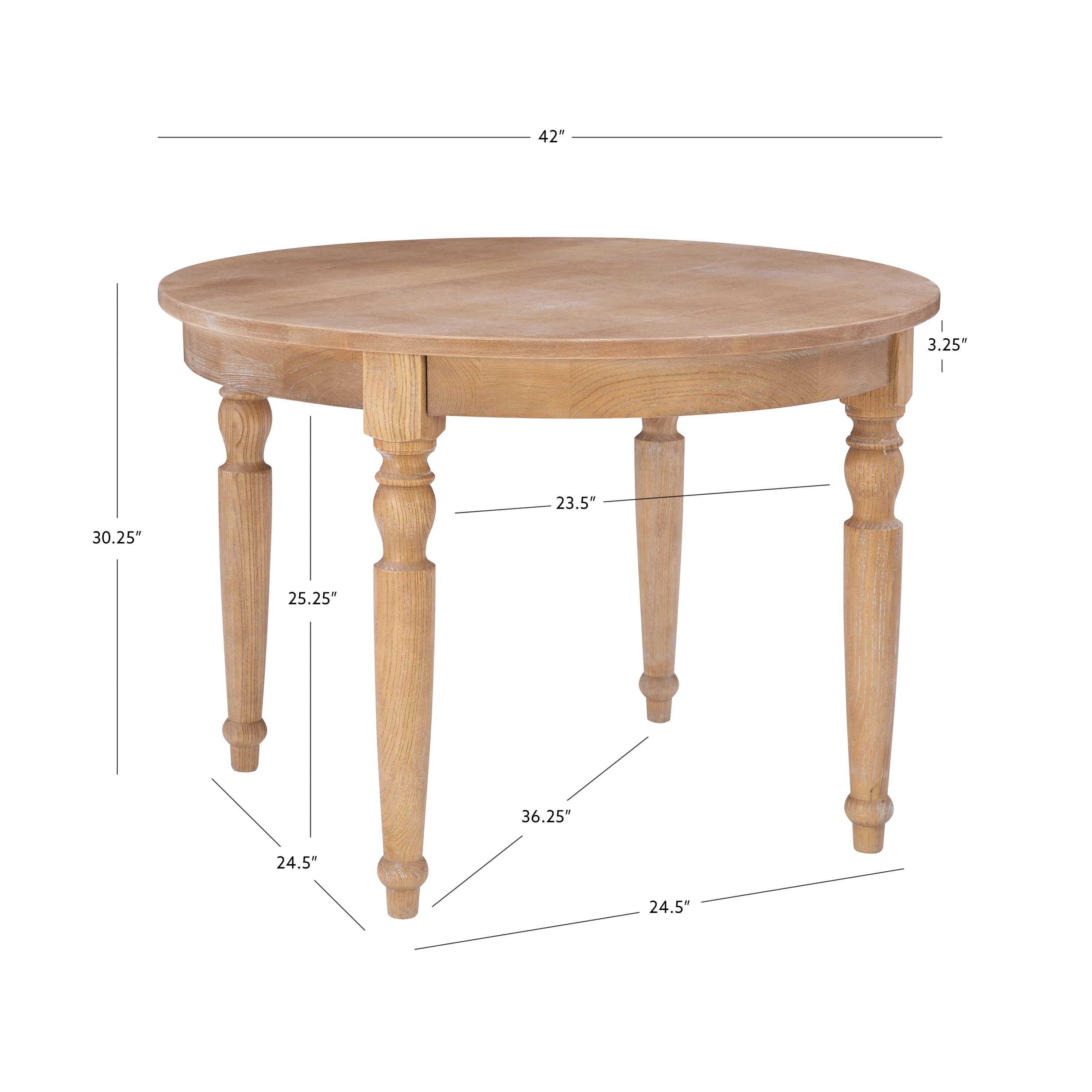 Linon Ivey Round Dining Table, , large