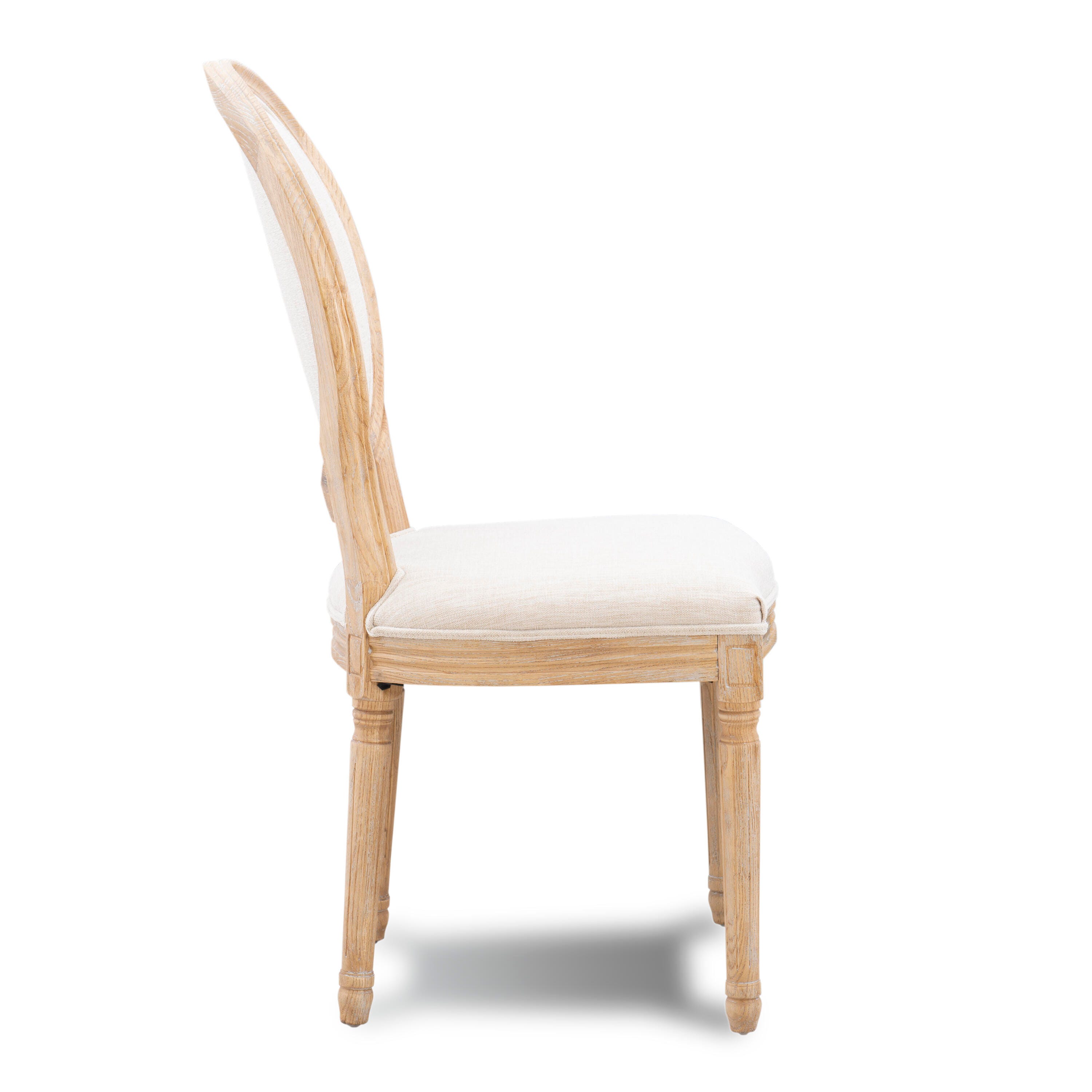Linon Ivey Oval Back Dining Chairs (Set of 2), , large