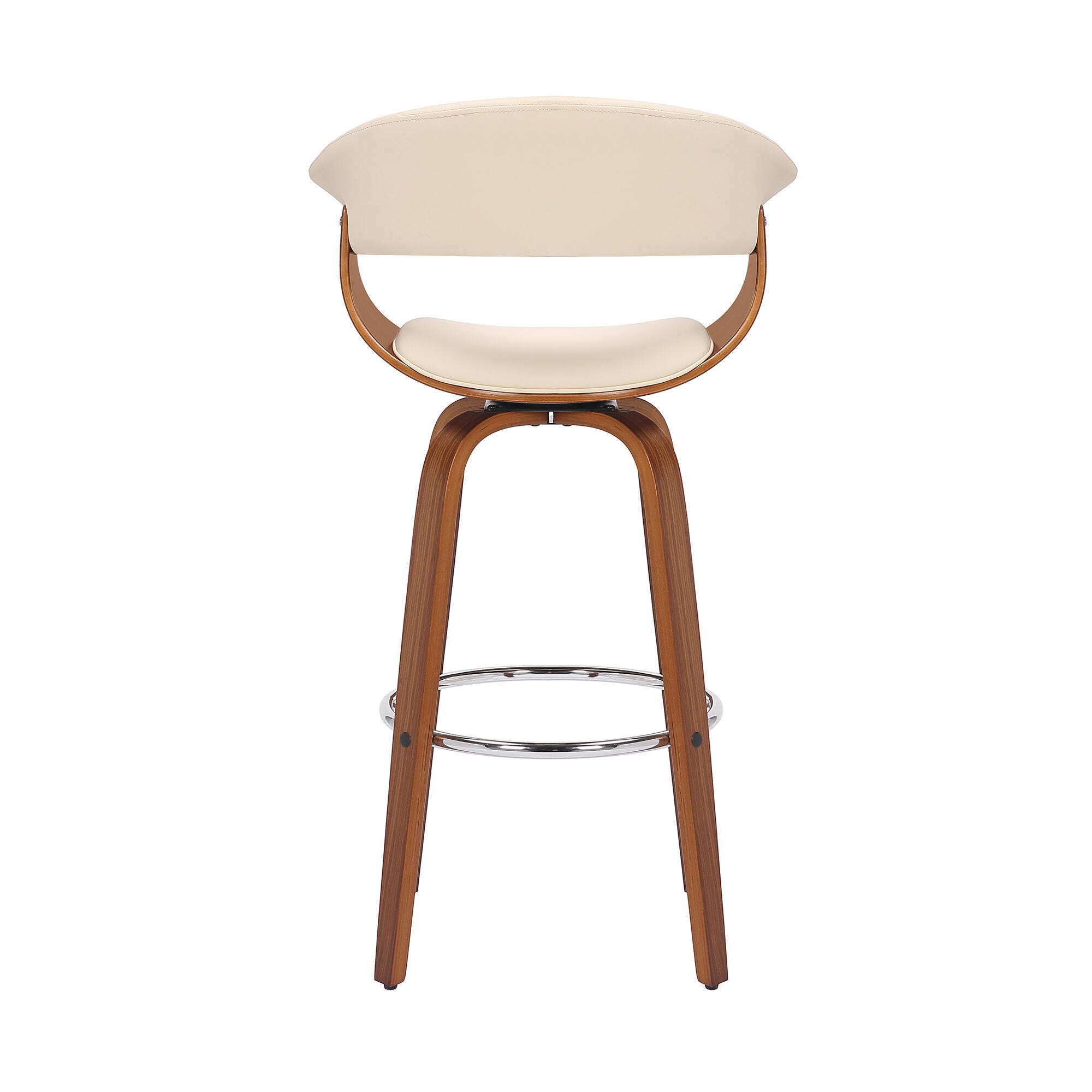 Julyssa Barstool, Cream/Chrome, large