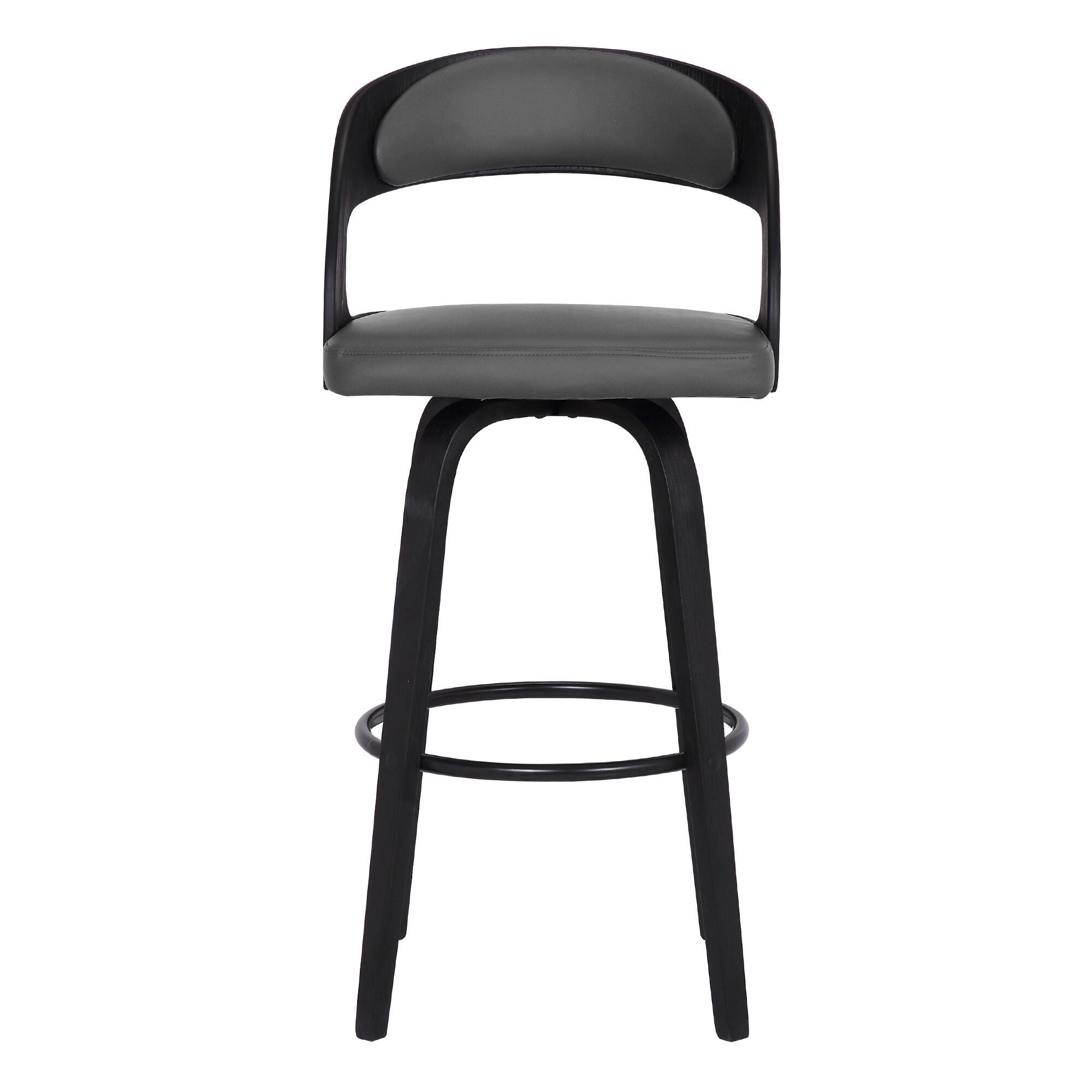 Shelly Counterstool, Gray/Black, large