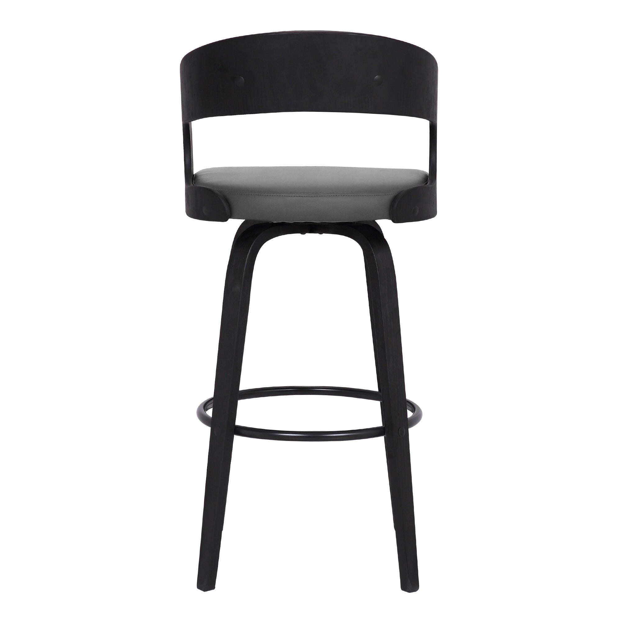 Shelly Counterstool, Gray/Black, large