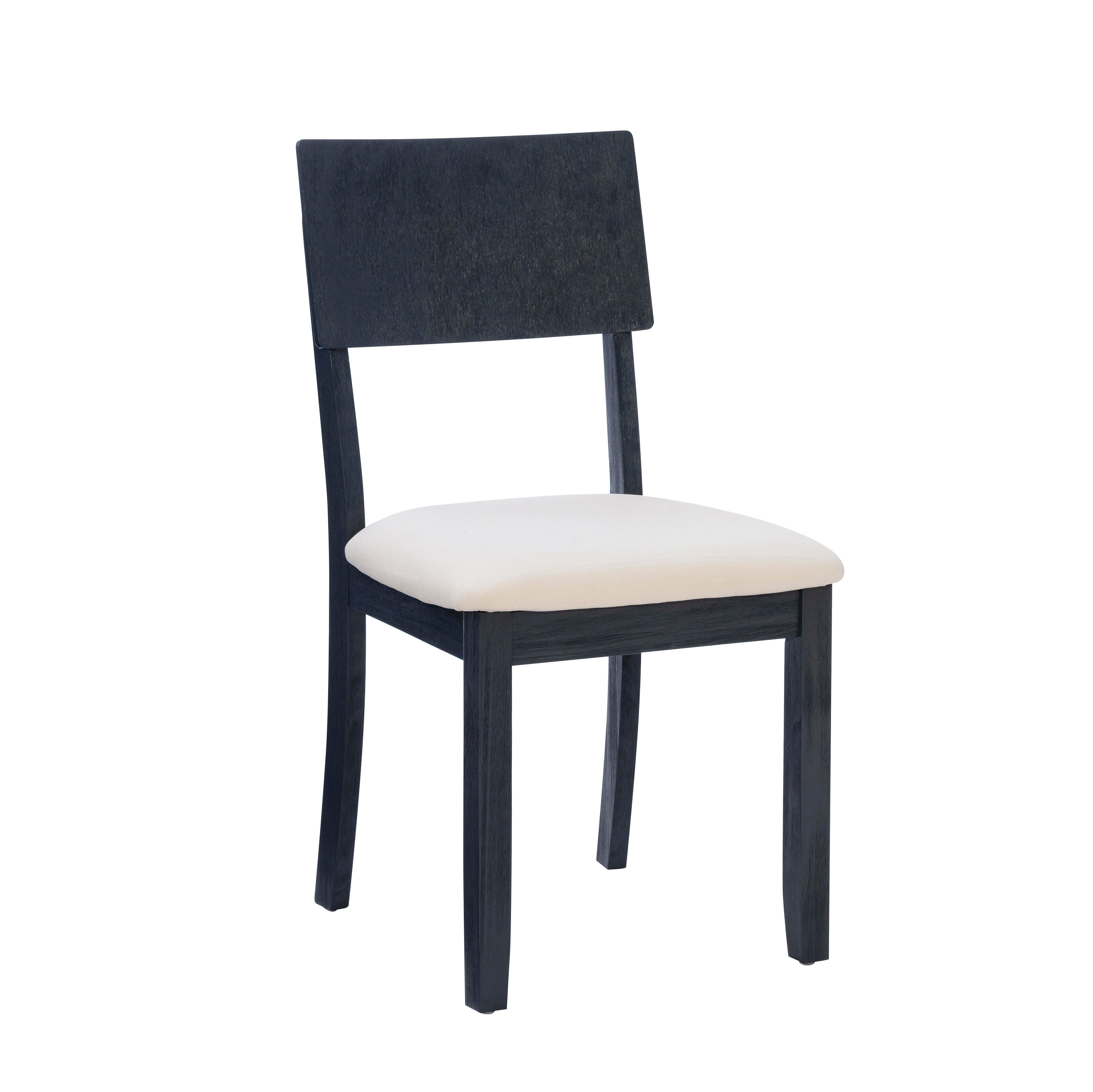 Linon Jocey Set of Two Dining Chairs, Black, large