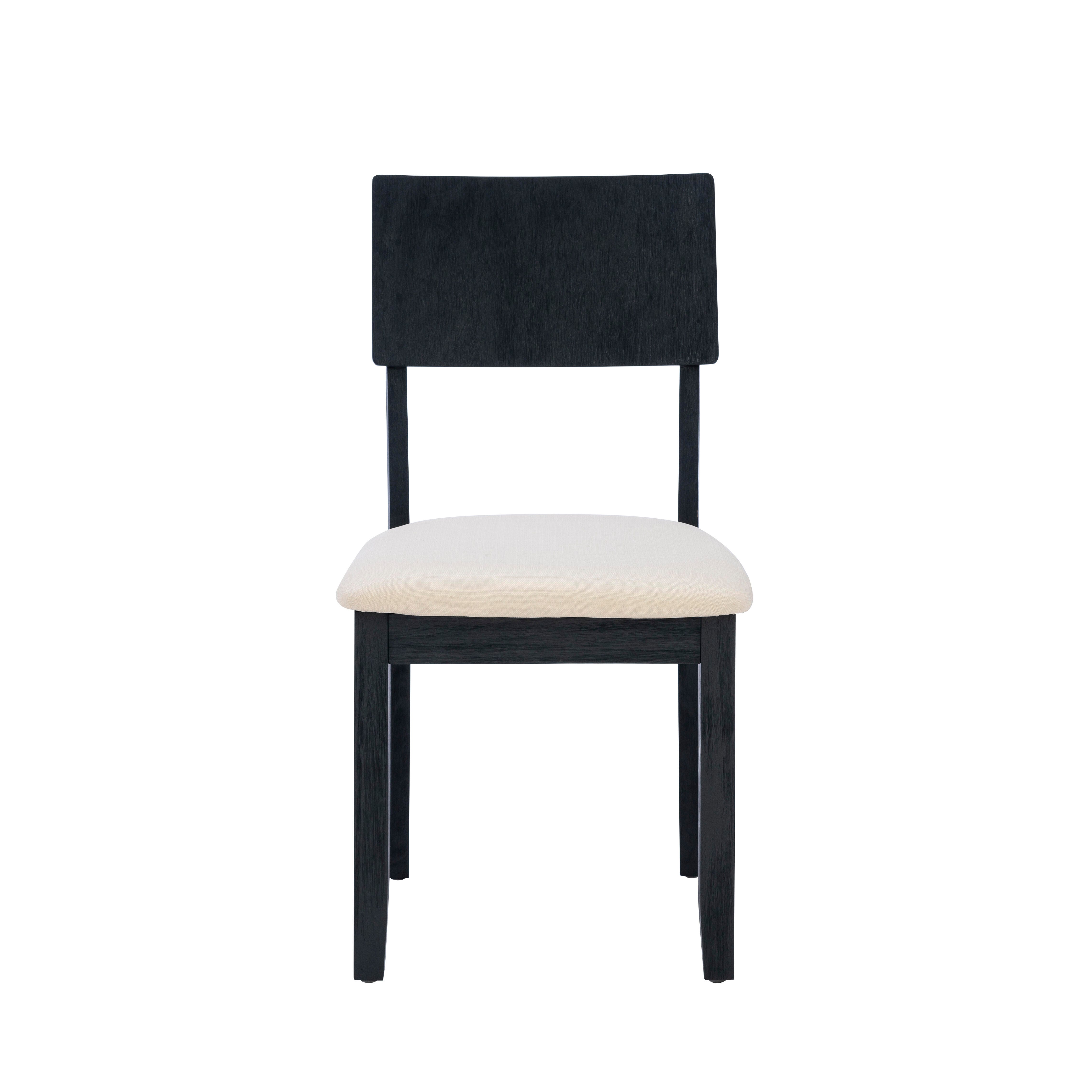 Linon Jocey Set of Two Dining Chairs, Black, large