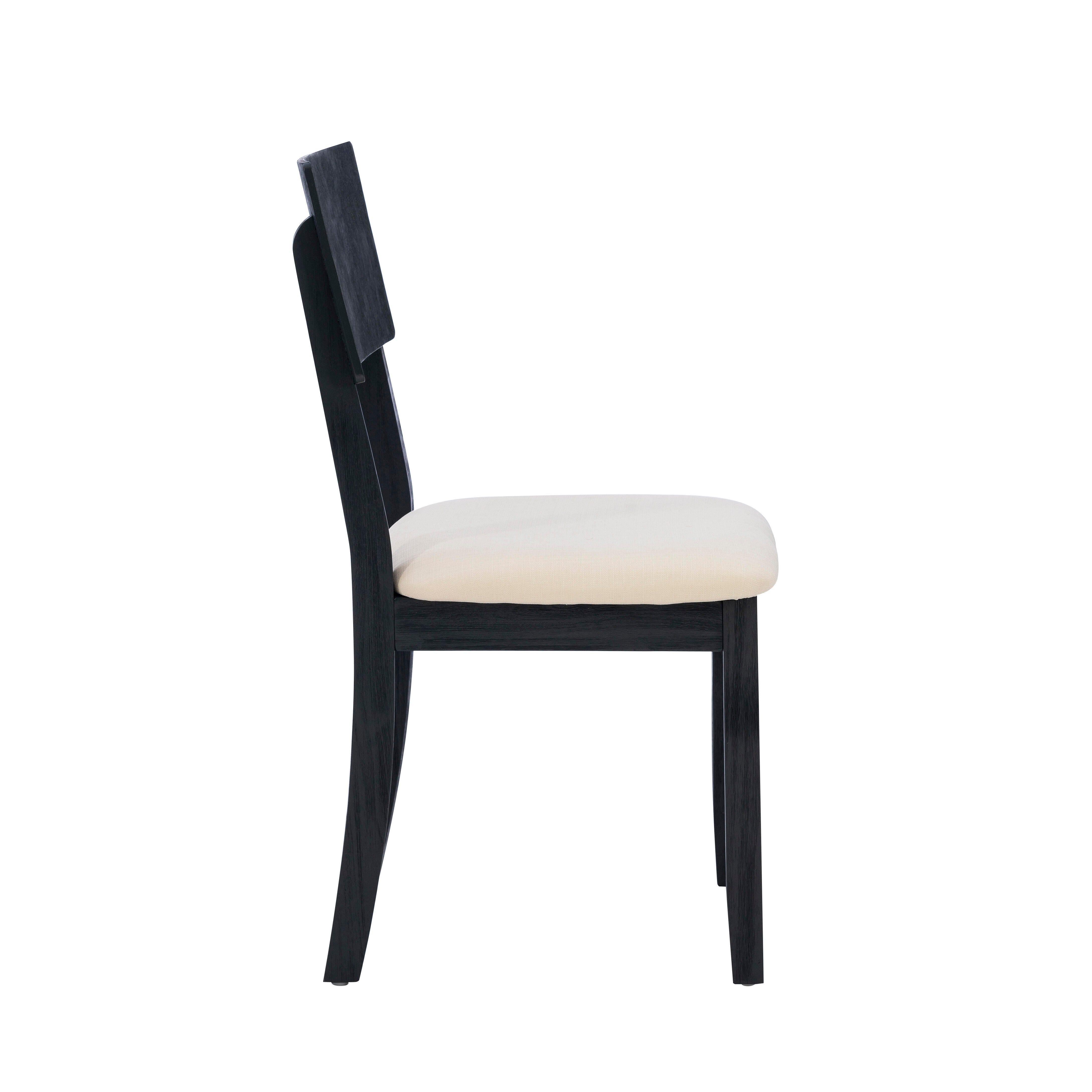 Linon Jocey Set of Two Dining Chairs, Black, large