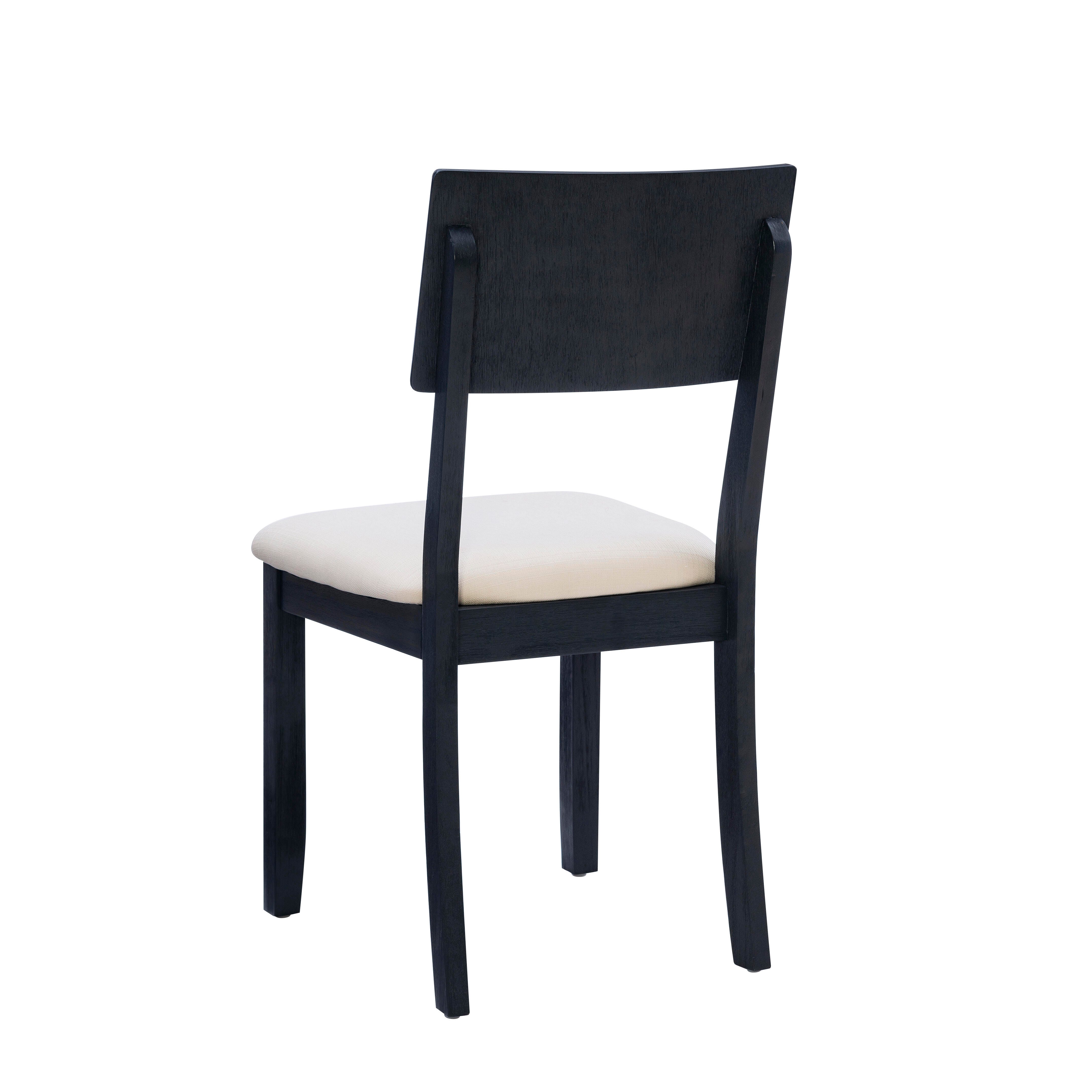 Linon Jocey Set of Two Dining Chairs, Black, large