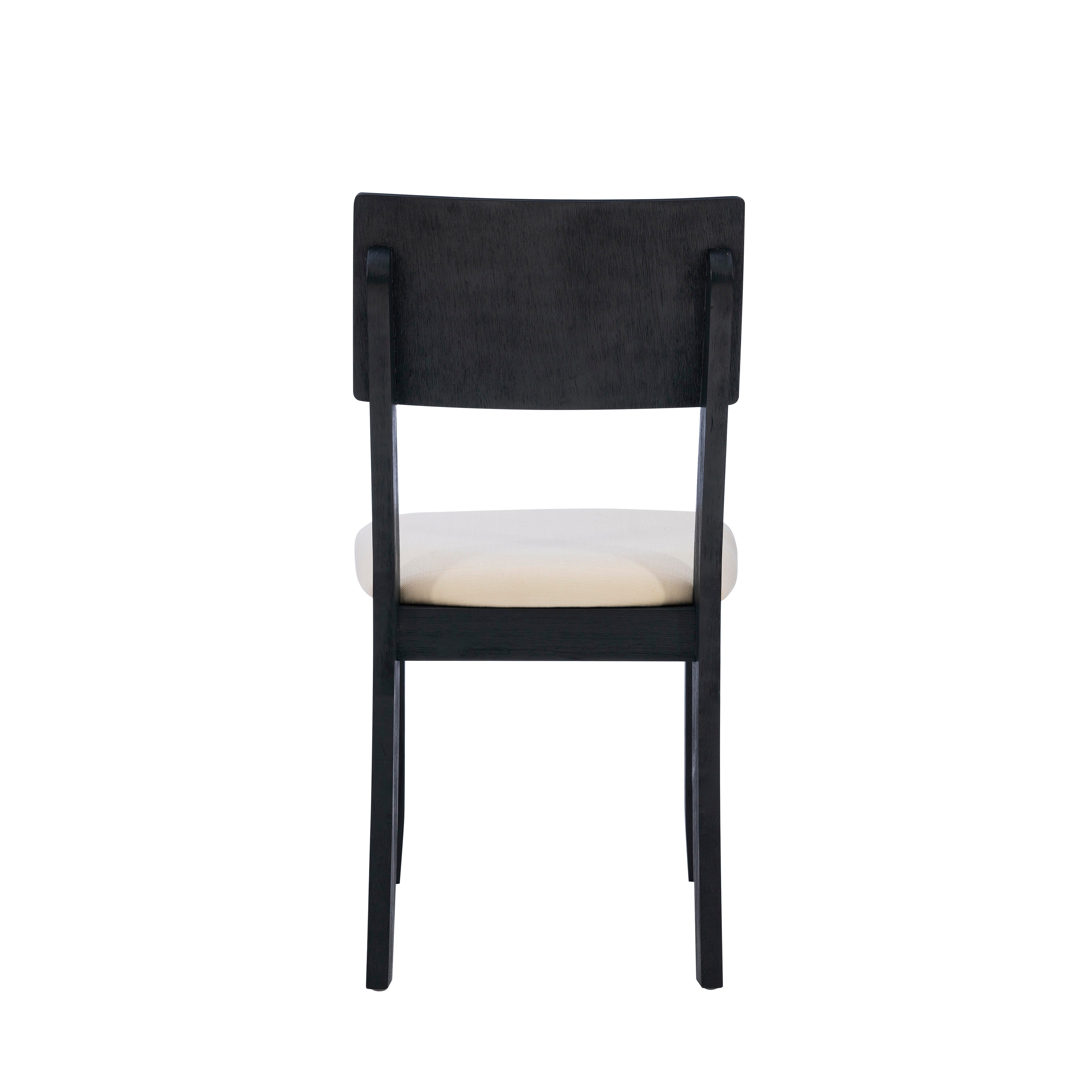 Linon Jocey Set of Two Dining Chairs, Black, large