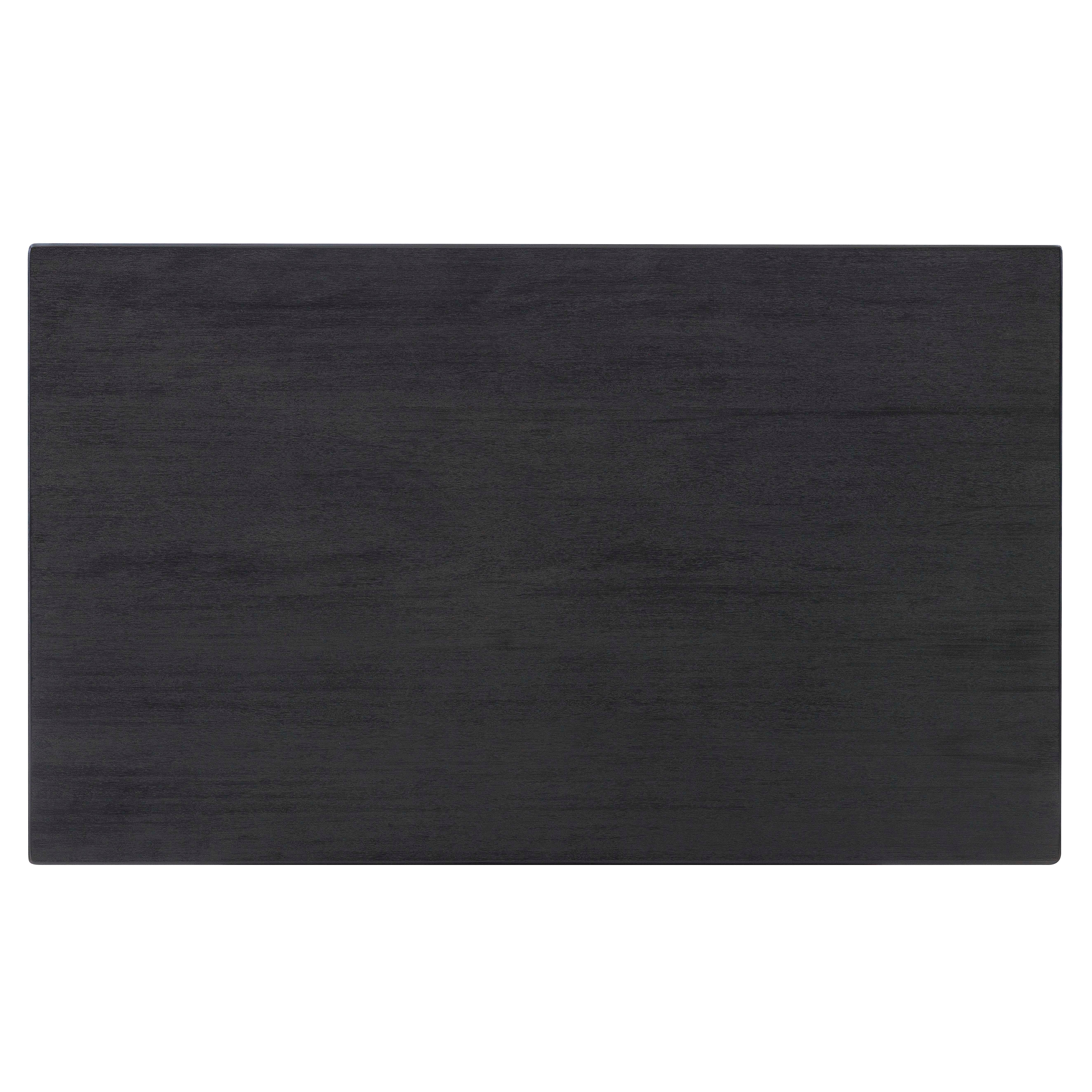 Linon Jocey Dining Table, Black, large