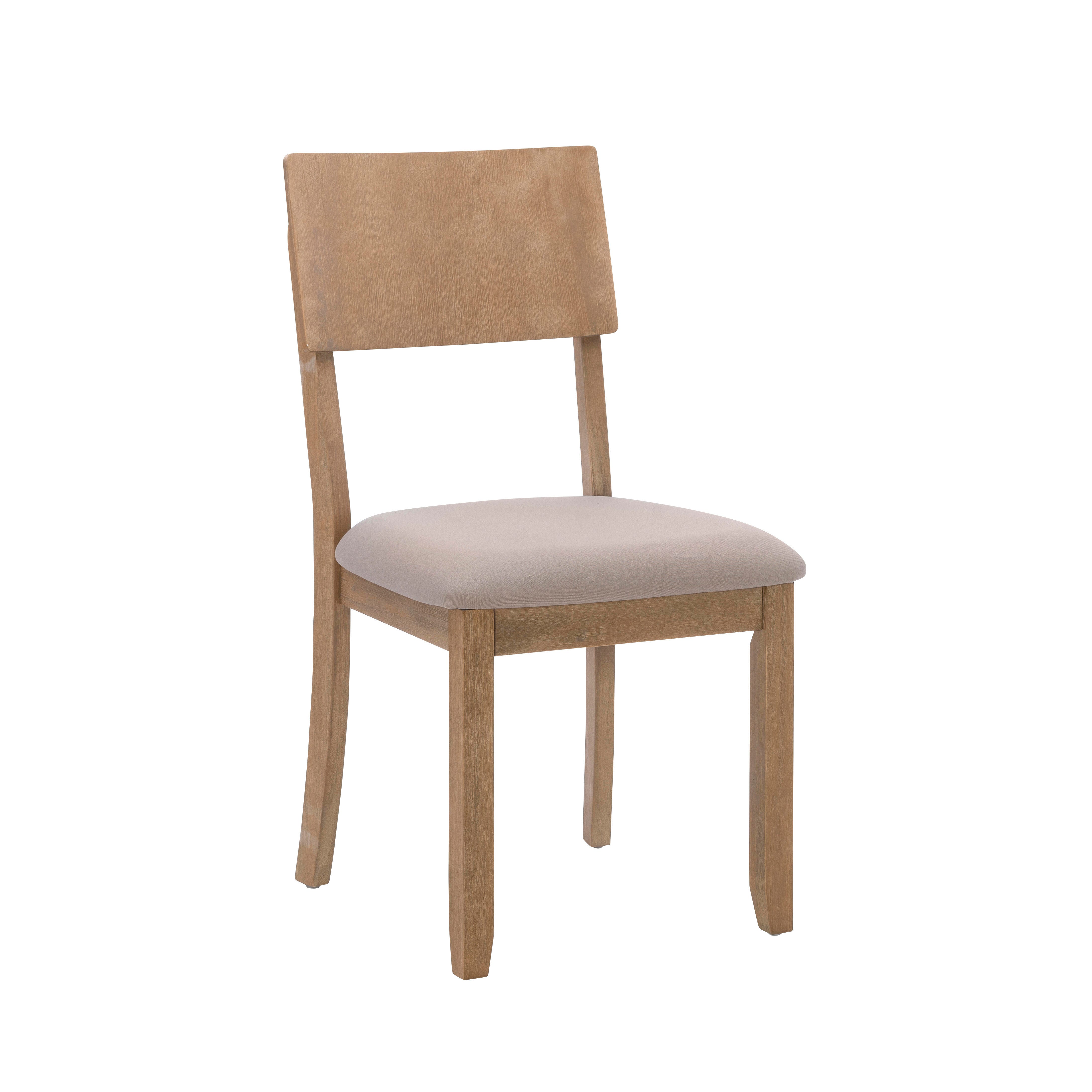 Linon Jocey Set of Two Dining Chairs, Graywash, large
