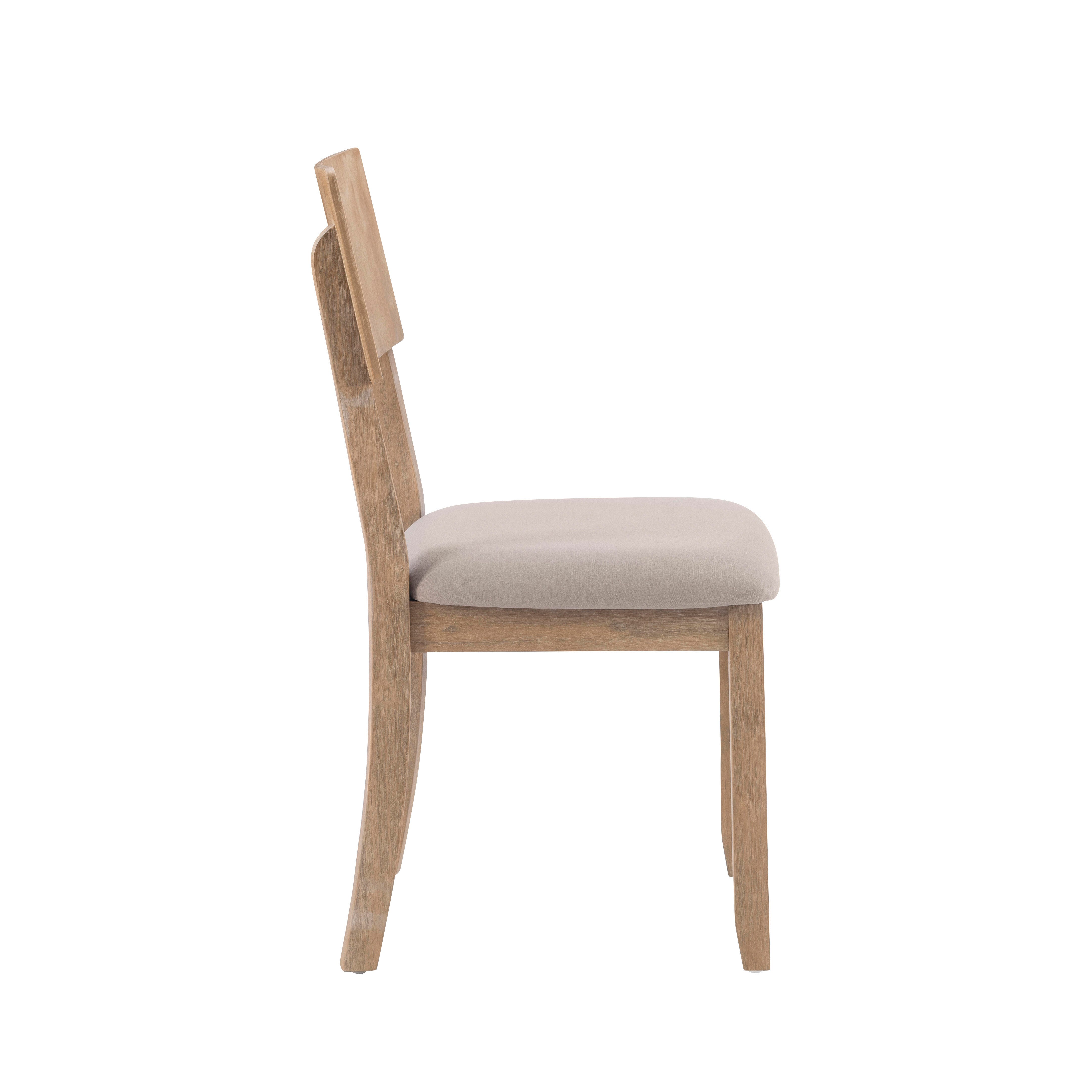 Linon Jocey Set of Two Dining Chairs, Graywash, large