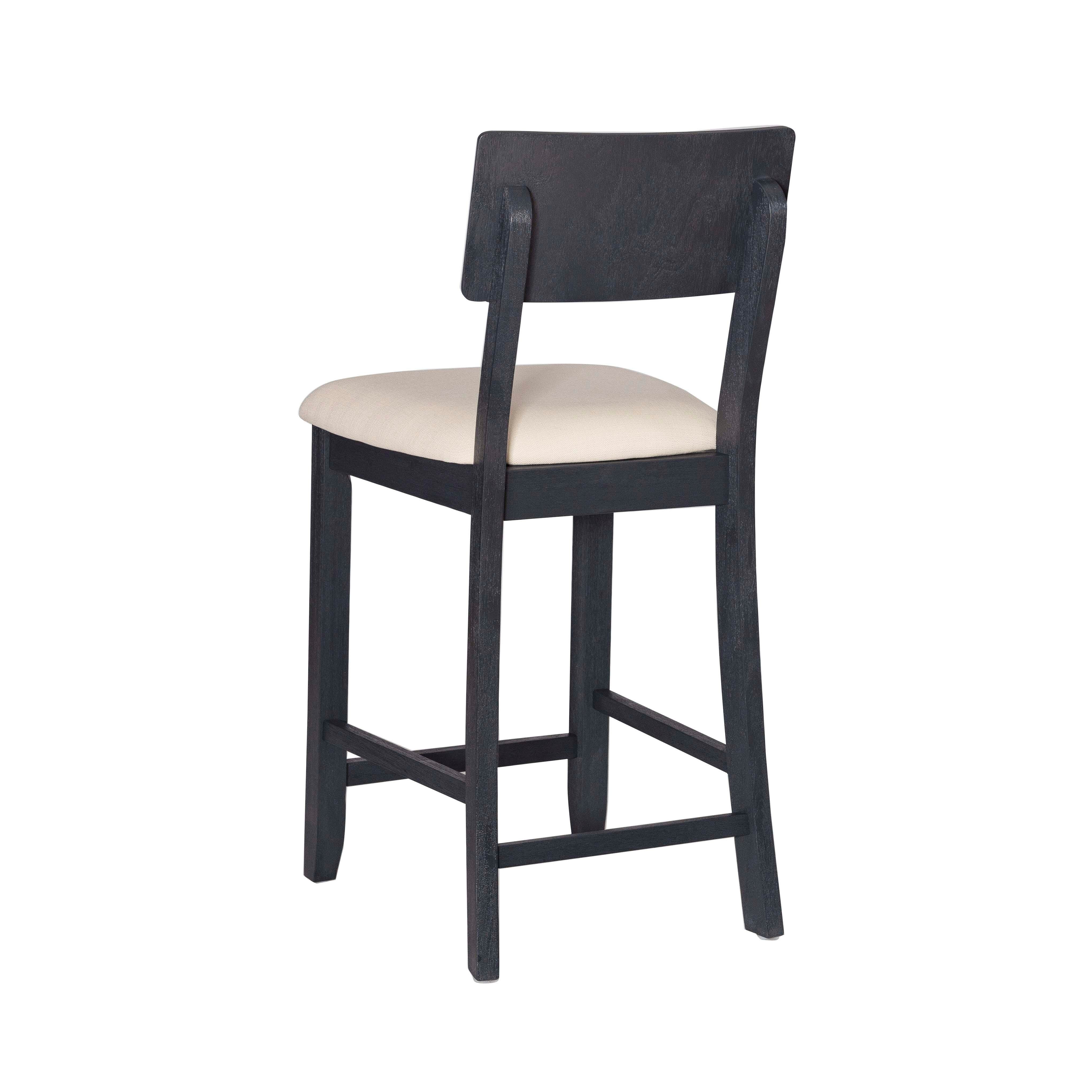 Linon Jocey Counter Stool, Black, large