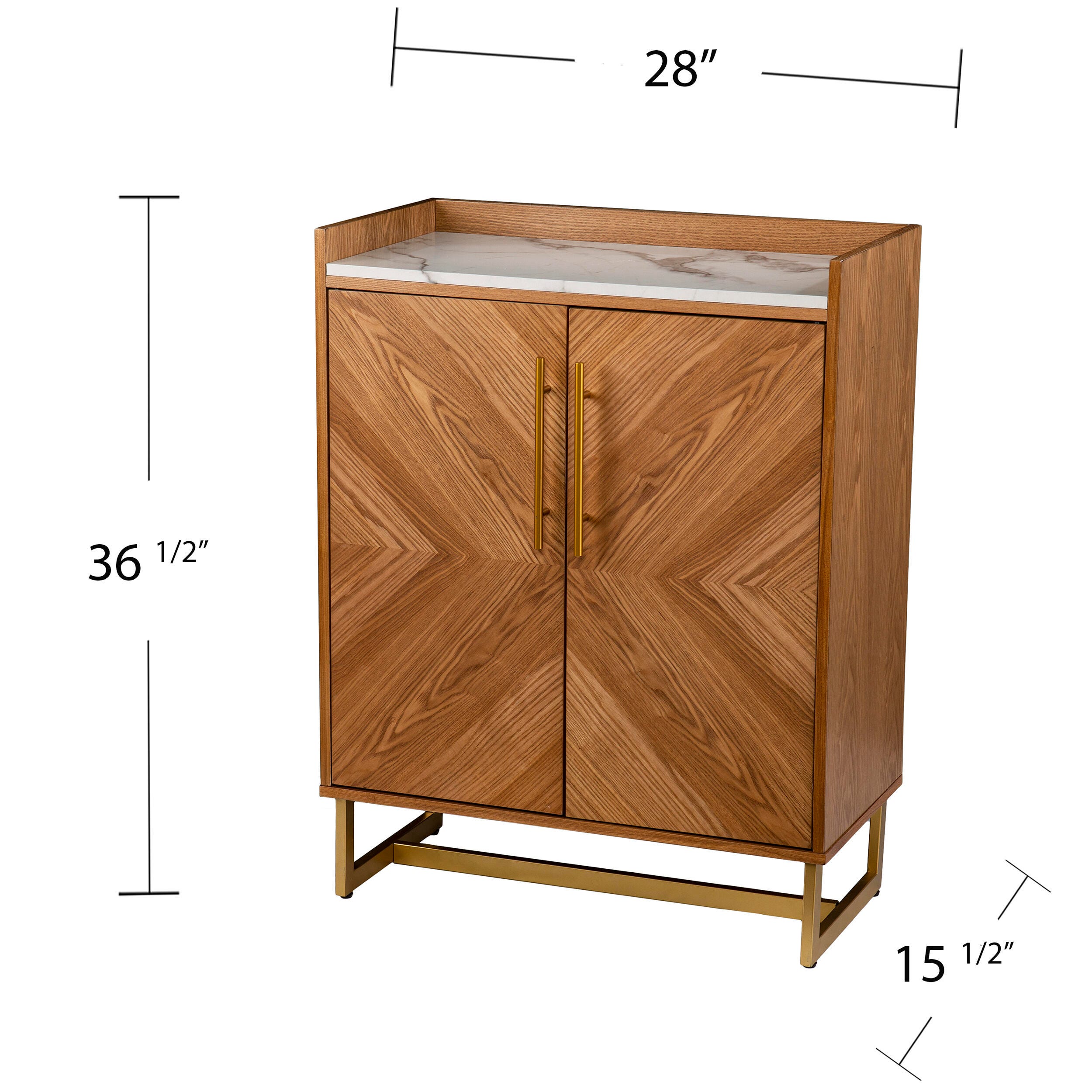 SEI Furniture Mortayne Bar Cabinet, , large
