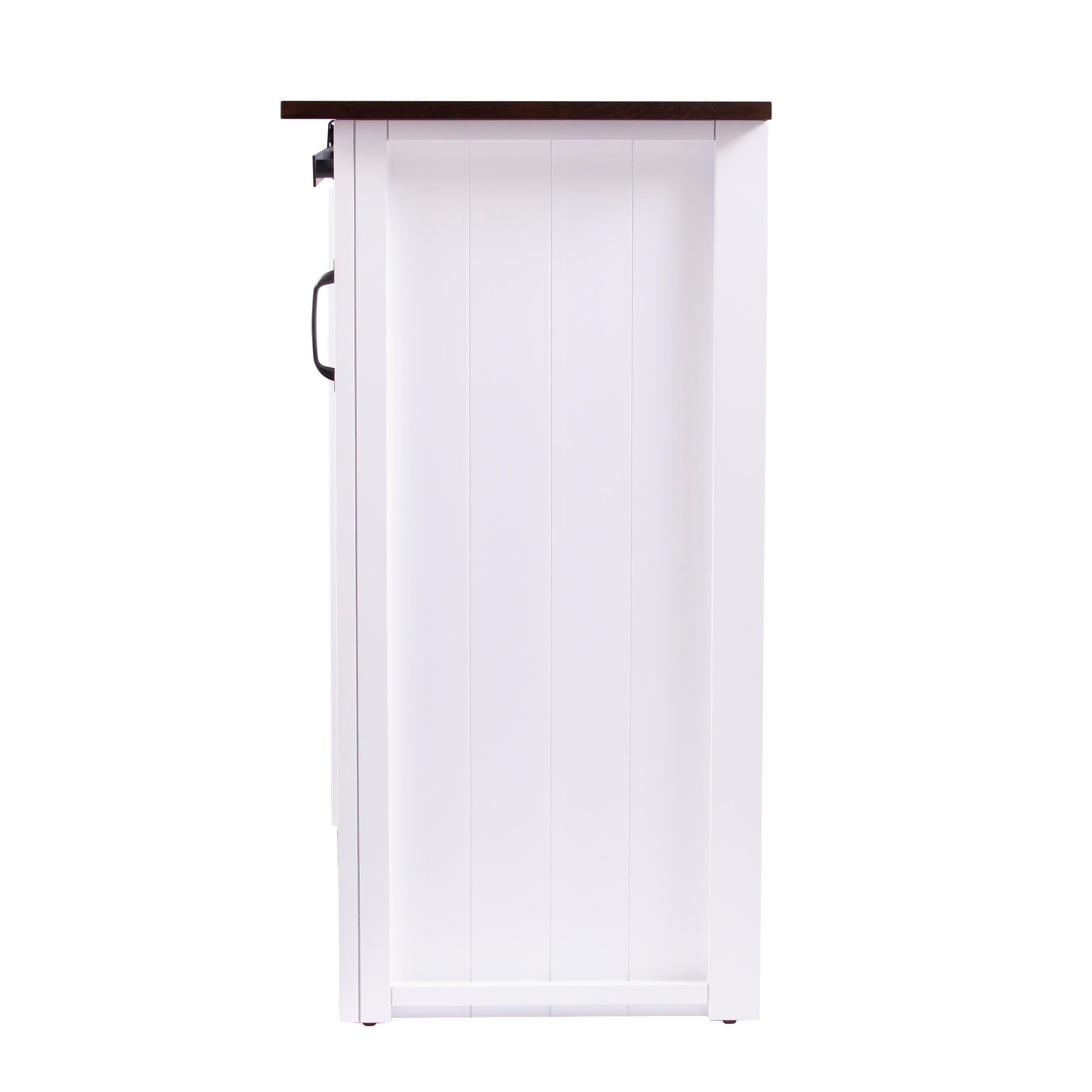 SEI Furniture Weaverdon Barn-Door Kitchen Island, , large