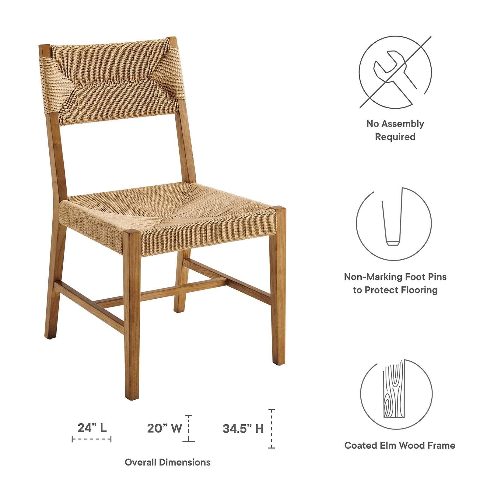 Bodie Dining Chair, Natural, large