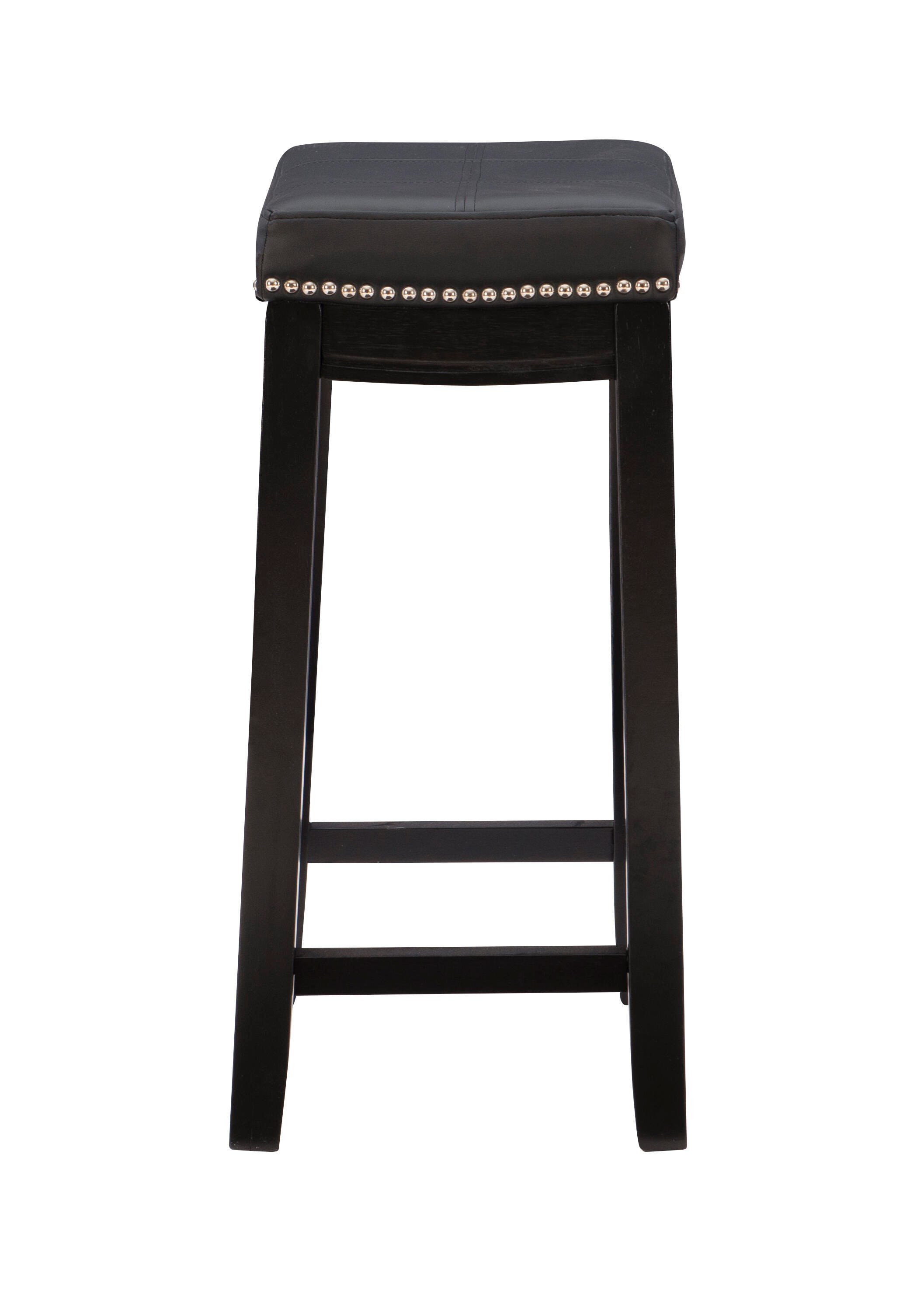 Linon Claridge Counter Stools (Set of2), Black, large