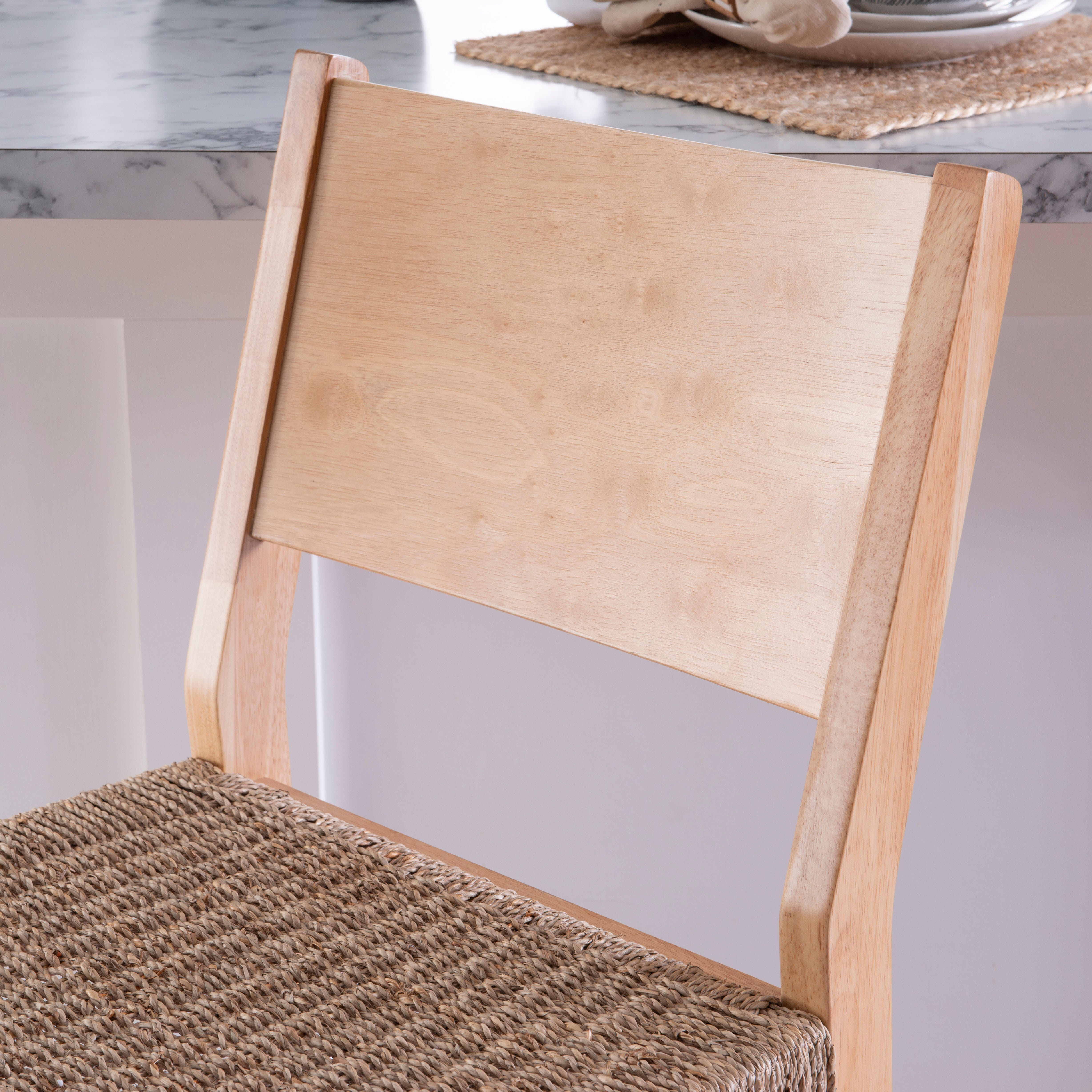 Linon Farren Counter Stools (Set of 2), Natural, large
