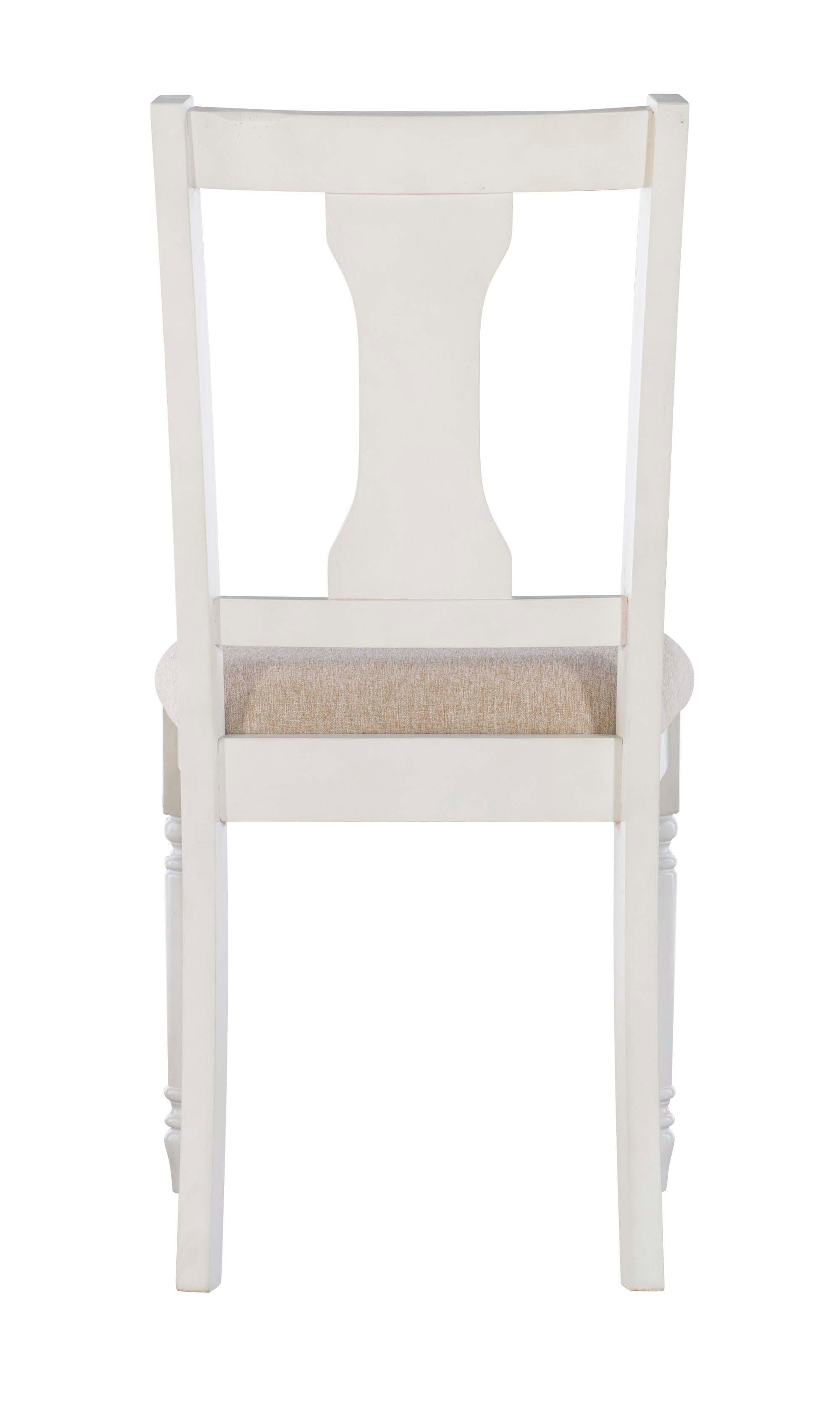 Linon Wesley Dining Chairs (Set of 2), Vanilla White, large