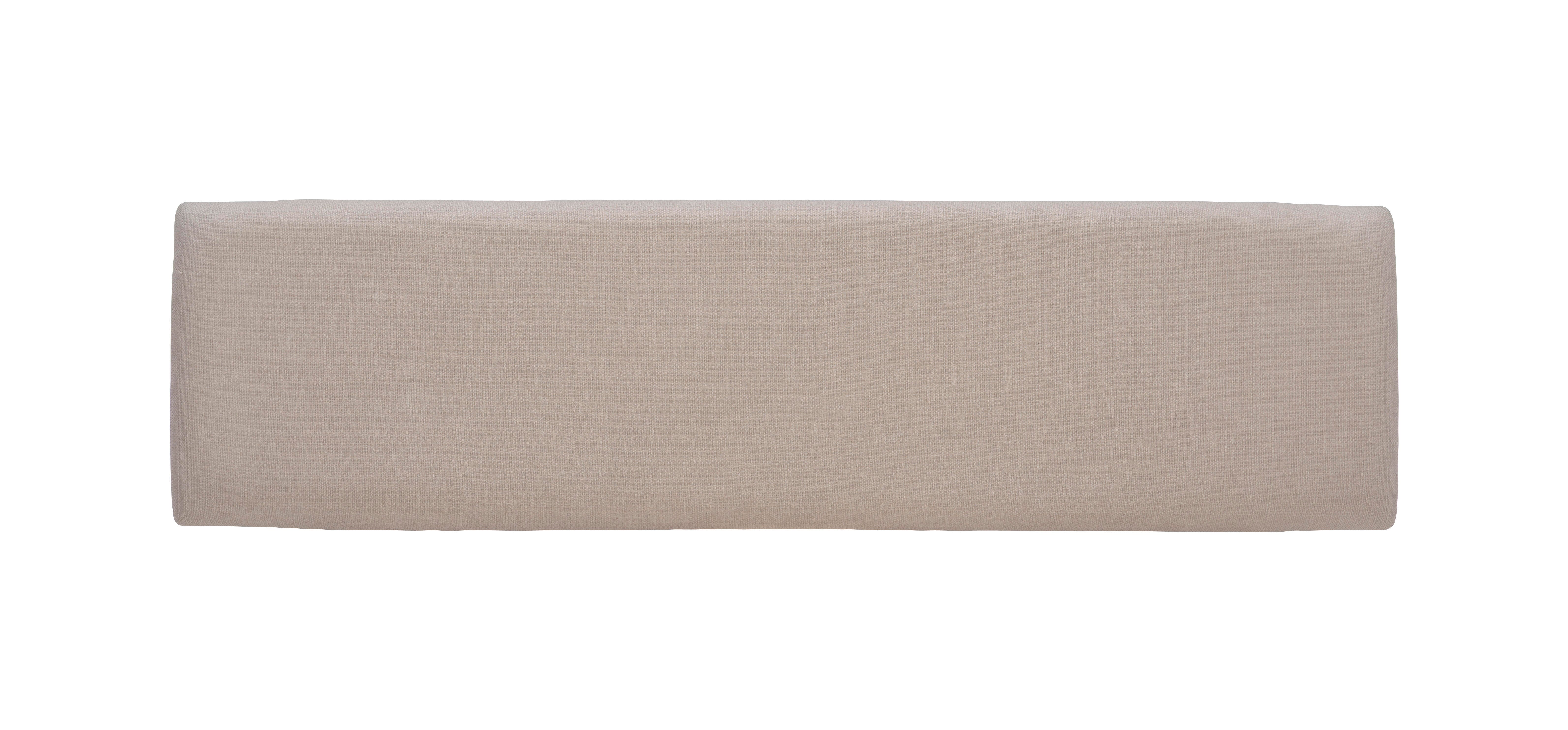 Linon Benton Dining Bench, Smokey White, large