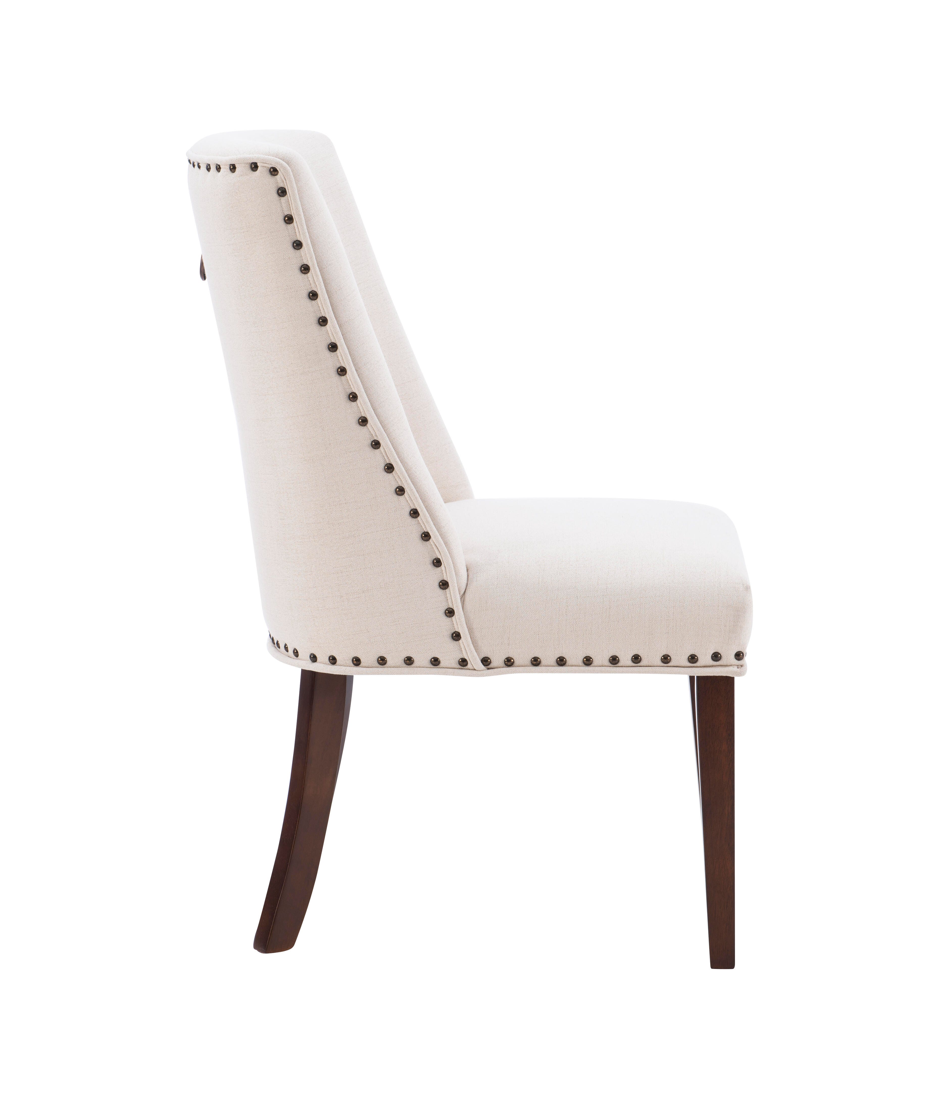 Linon Gentry Dining Chairs (Set of 2), Espresso/Cream, large