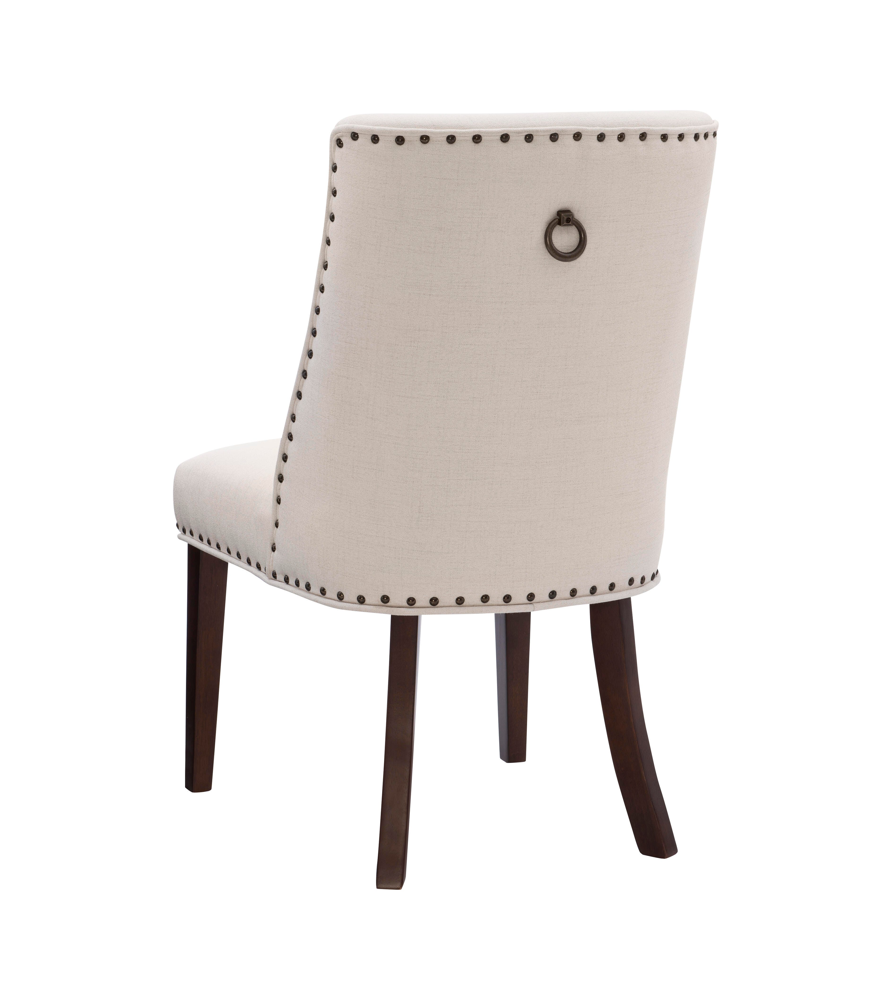 Linon Gentry Dining Chairs (Set of 2), Espresso/Cream, large