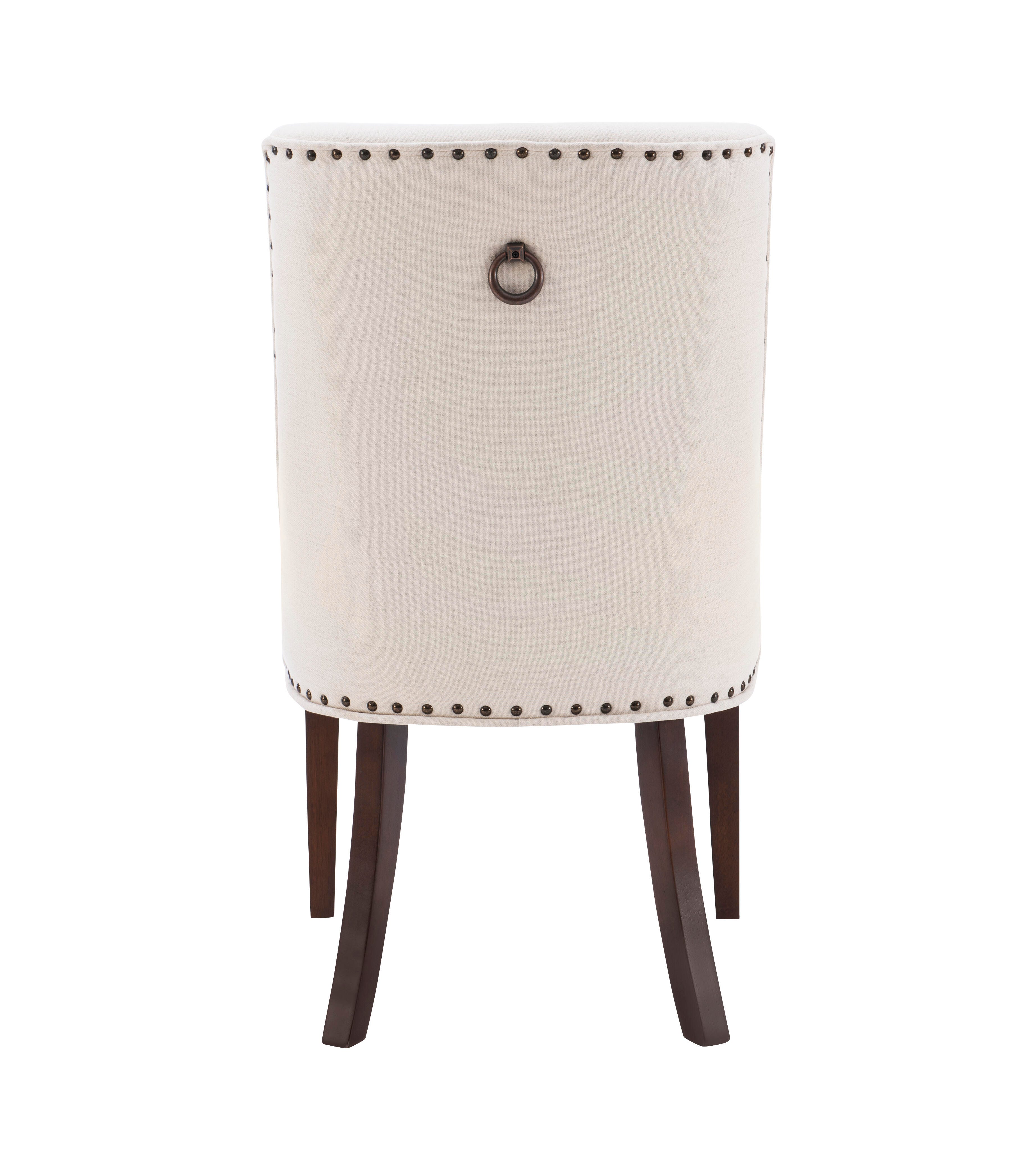 Linon Gentry Dining Chairs (Set of 2), Espresso/Cream, large