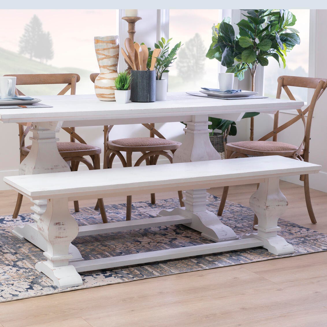 Linon Langston Dining Bench, , large